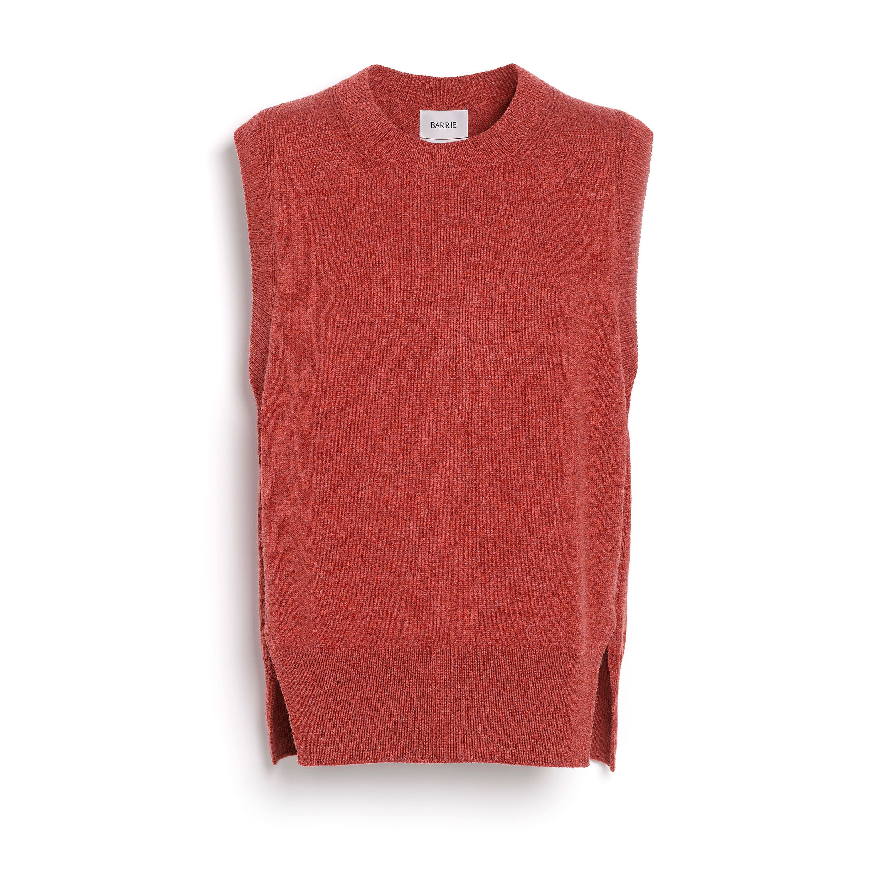Iconic sleeveless cashmere jumper