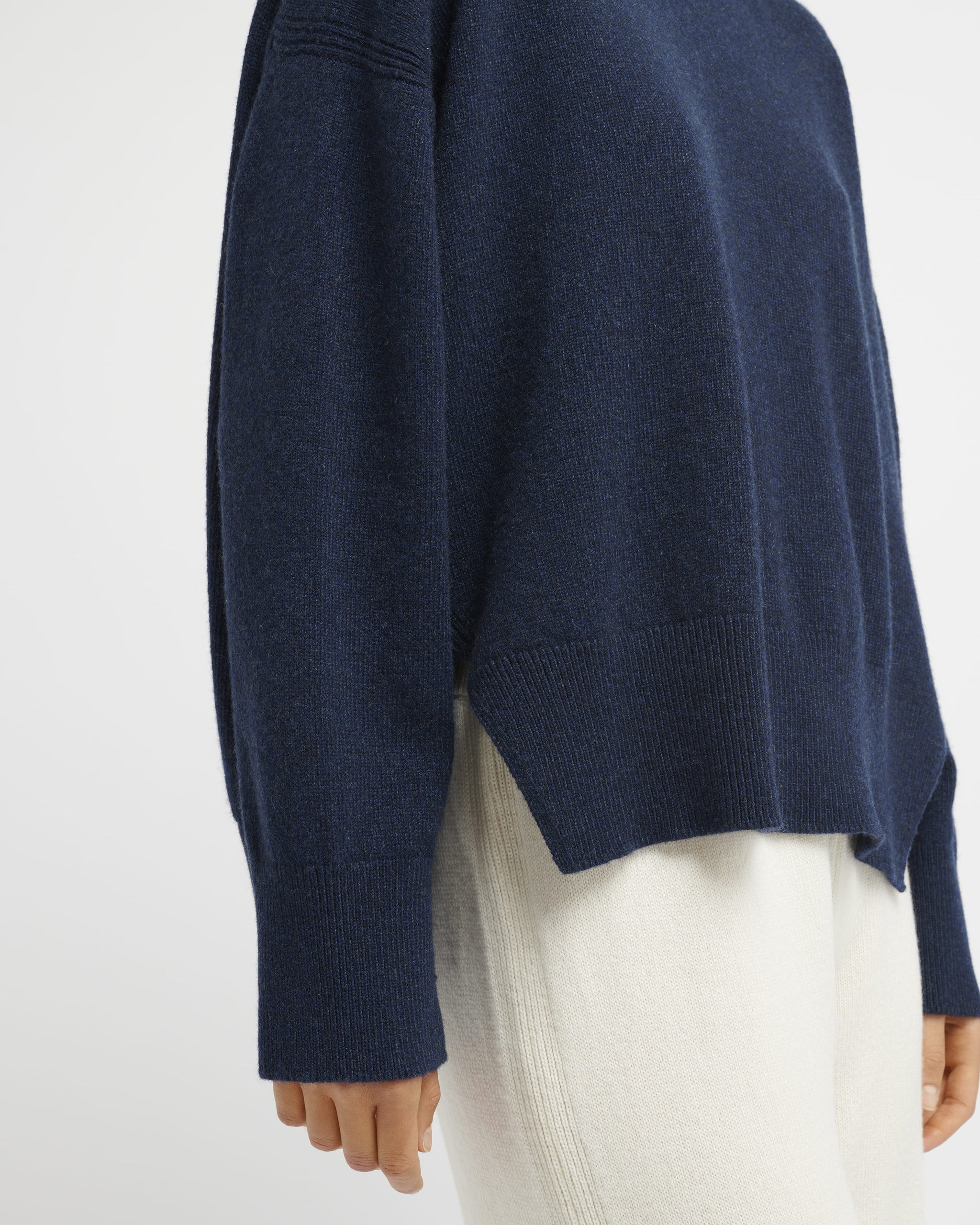 Pull col rond oversize en cachemire | Barrie - Barrie