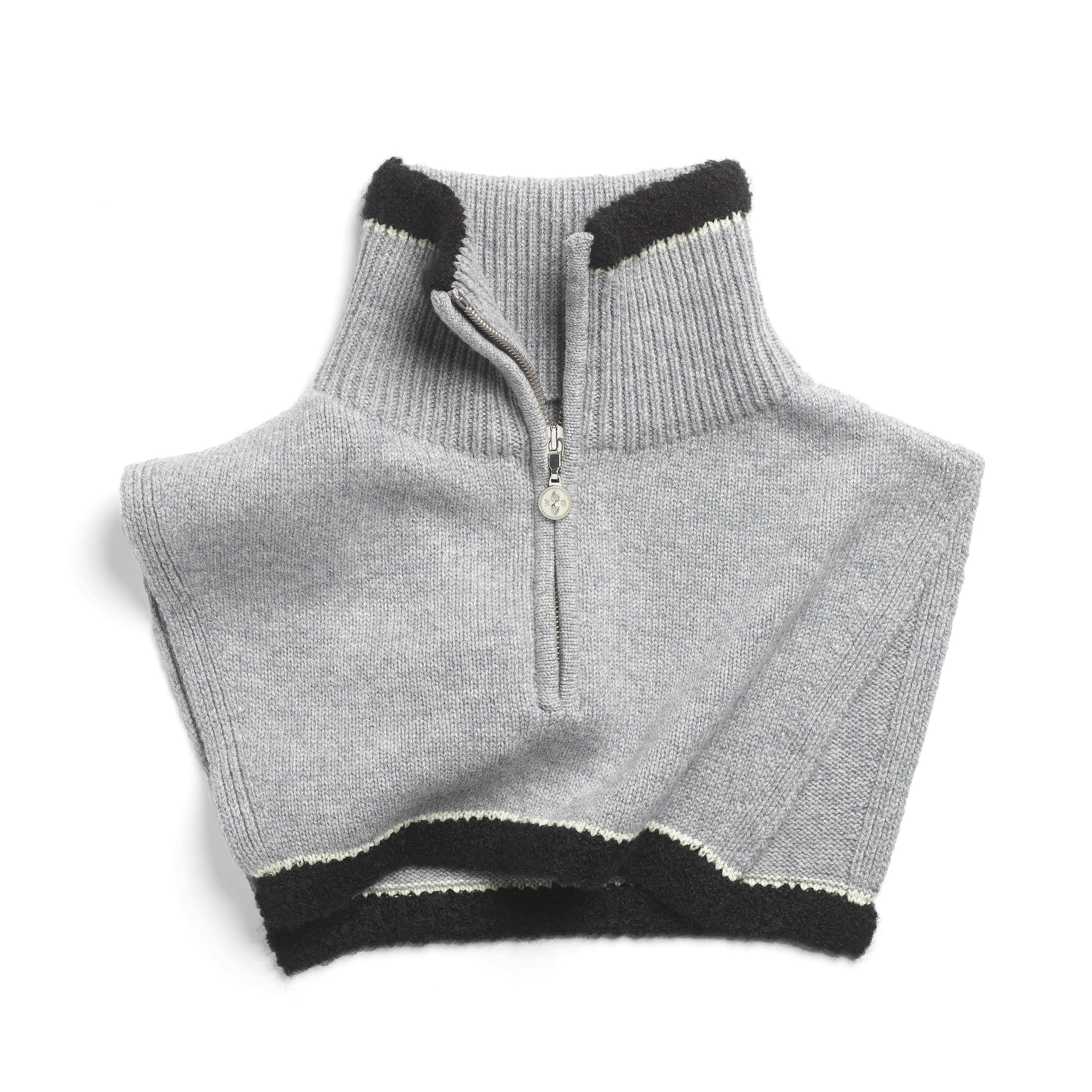 Shearling collar in cashmere and alpaca