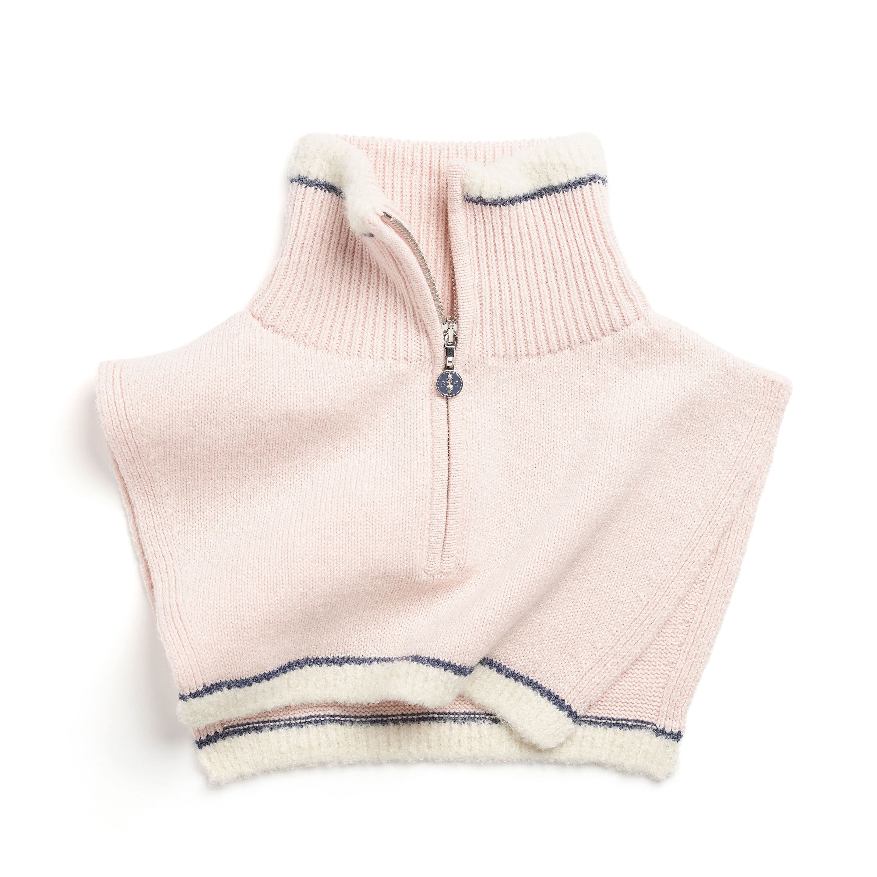 Shearling collar in cashmere and alpaca