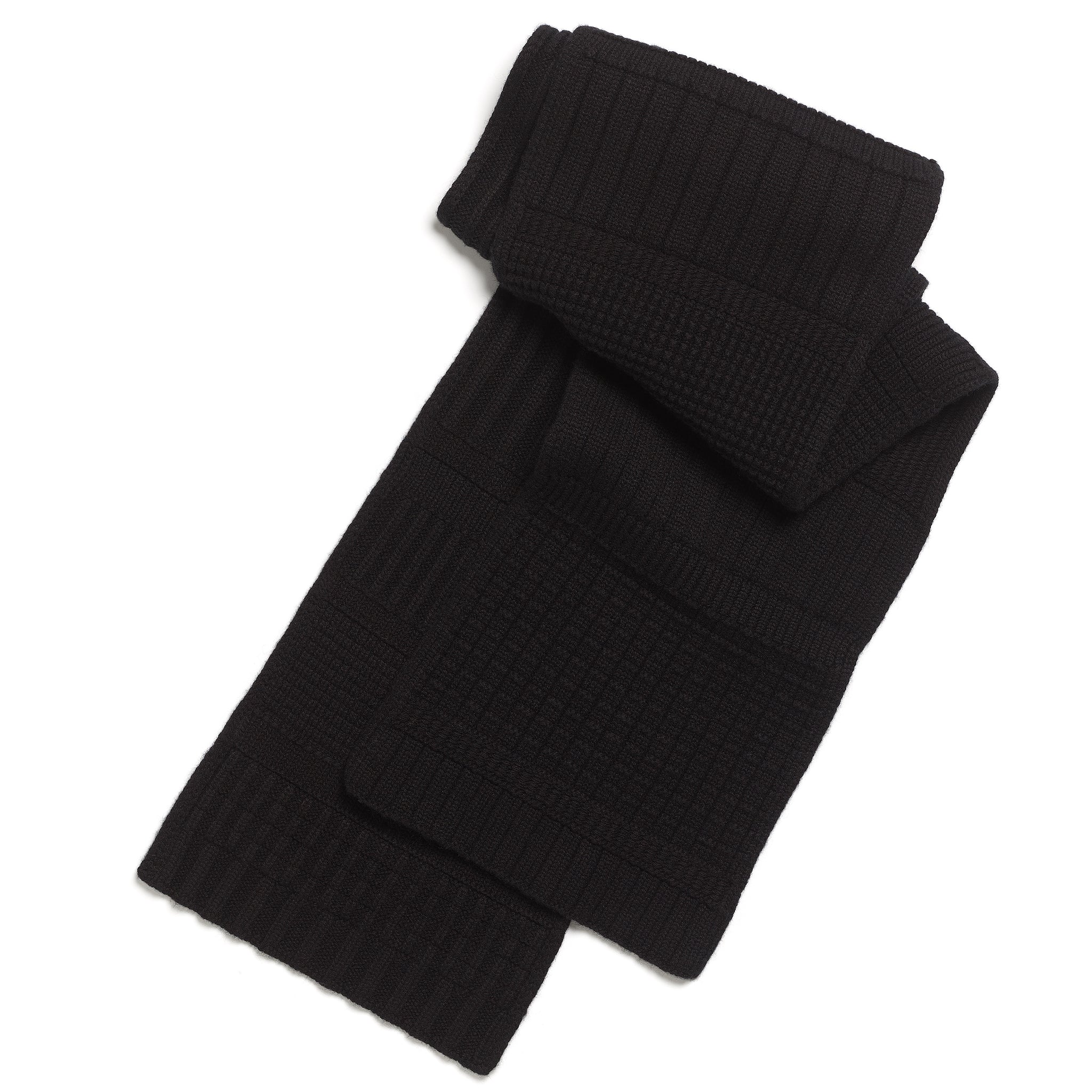 Textured cashmere scarf | Barrie - Barrie