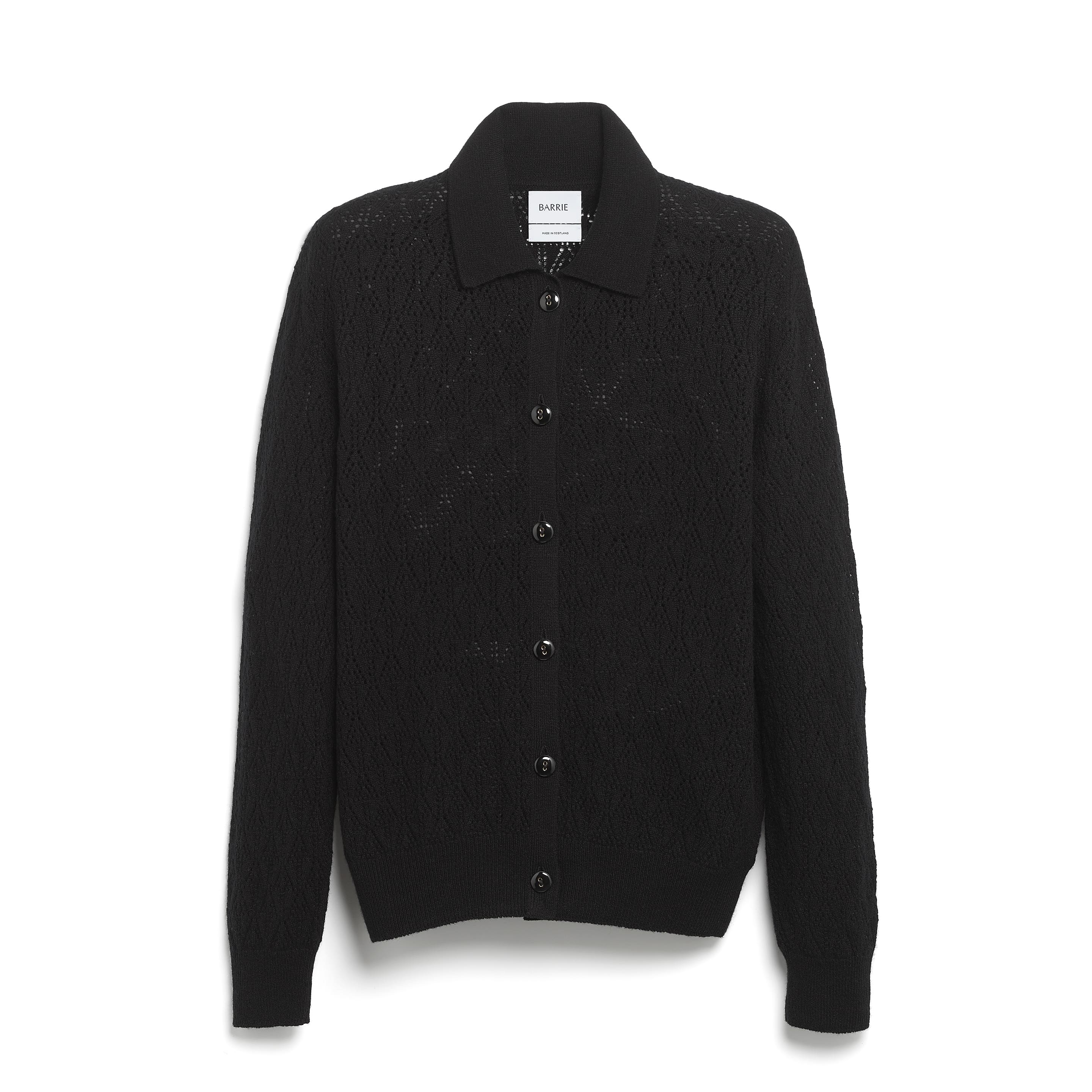 Shirt in cashmere lace