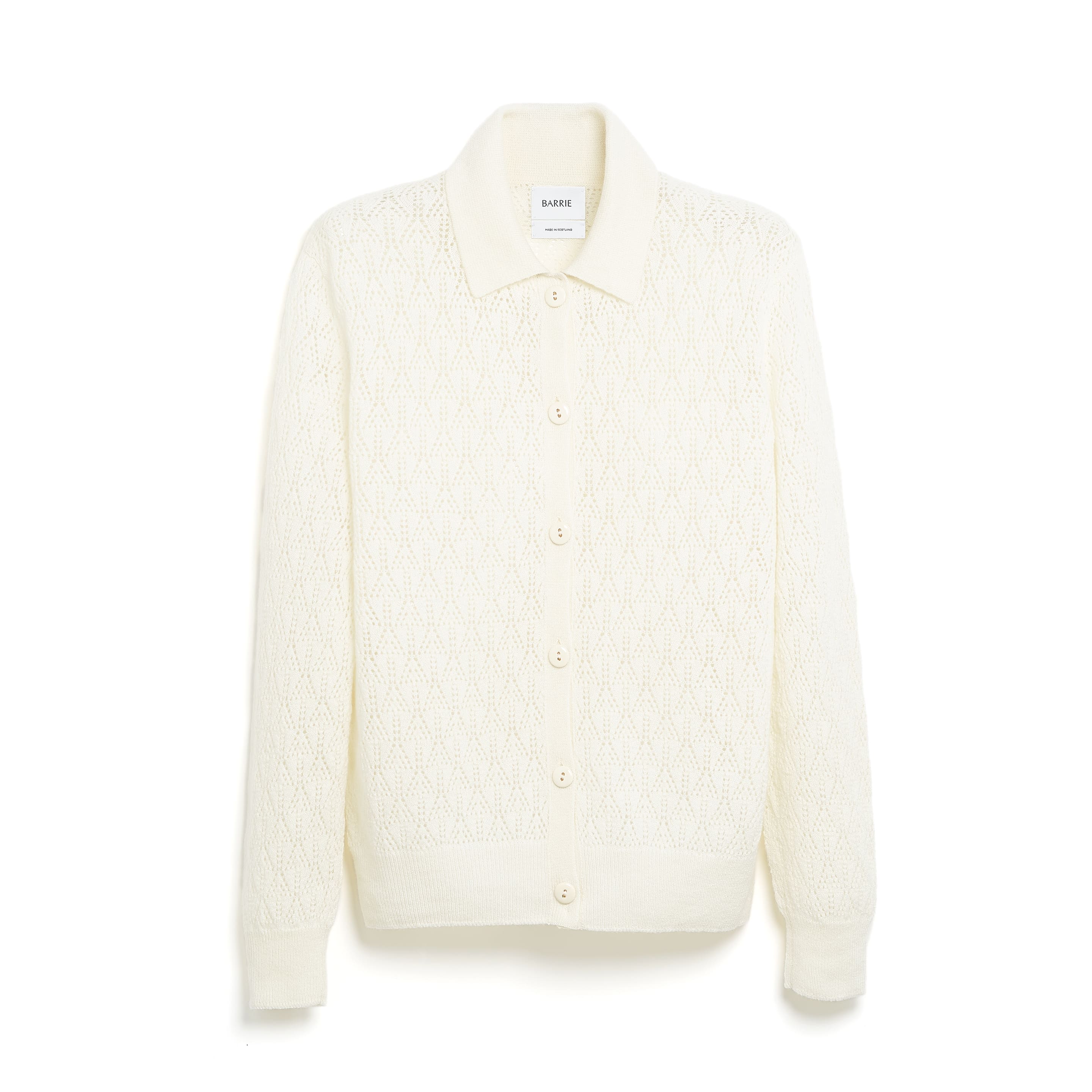 캐시미어 레이스 셔츠