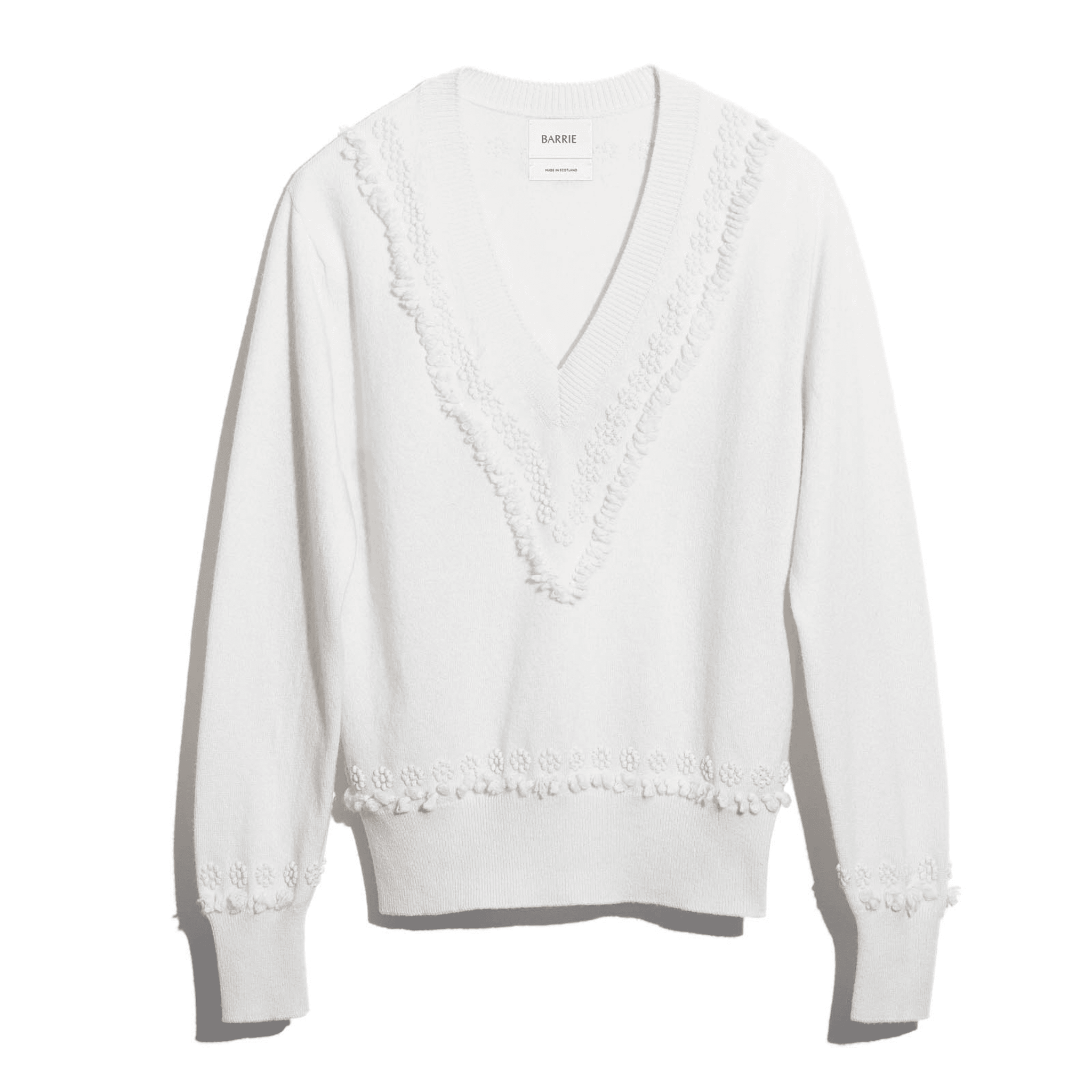 Timeless V-neck cashmere jumper | Barrie - Barrie