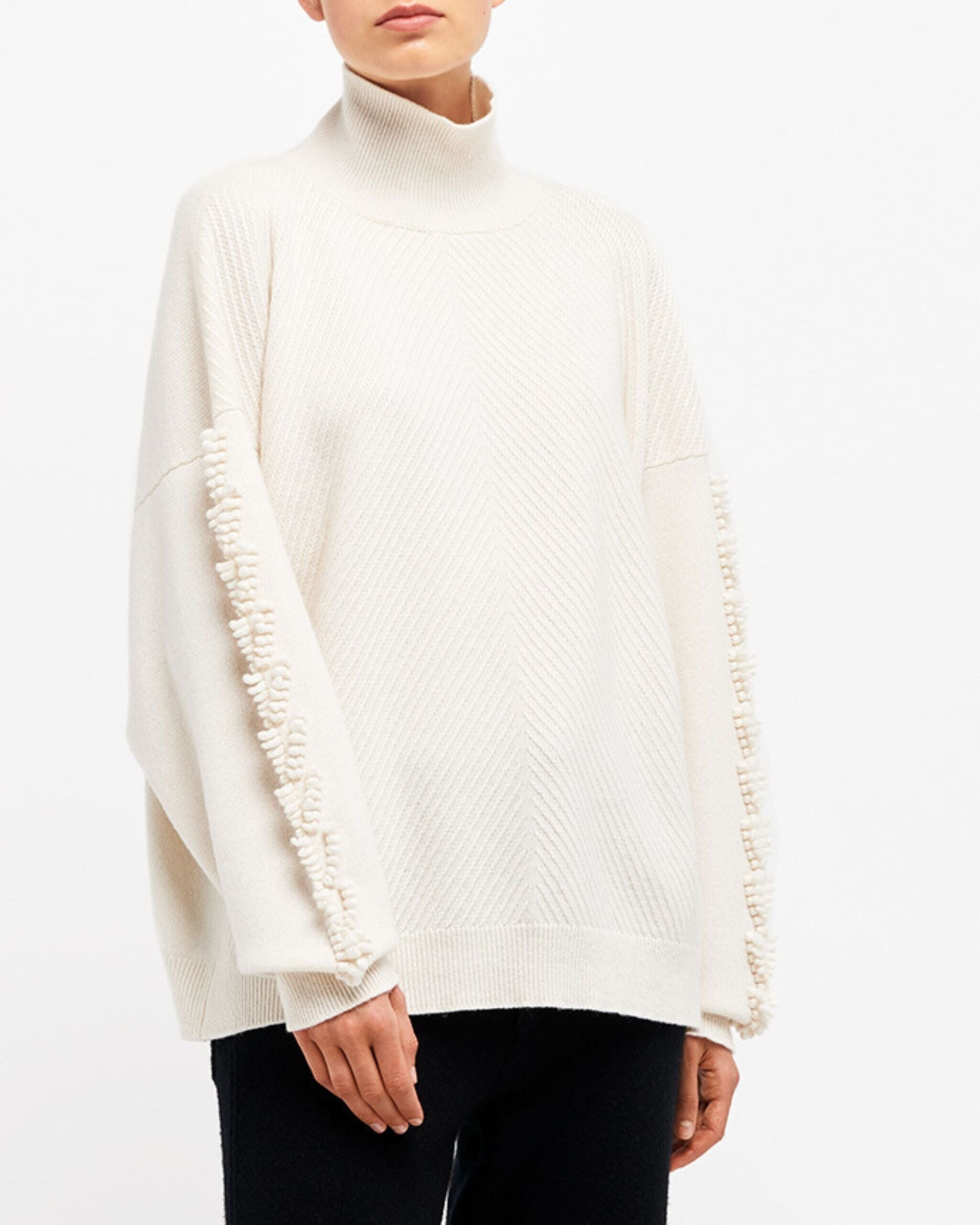 Timeless roll-neck cashmere jumper | Barrie - Barrie