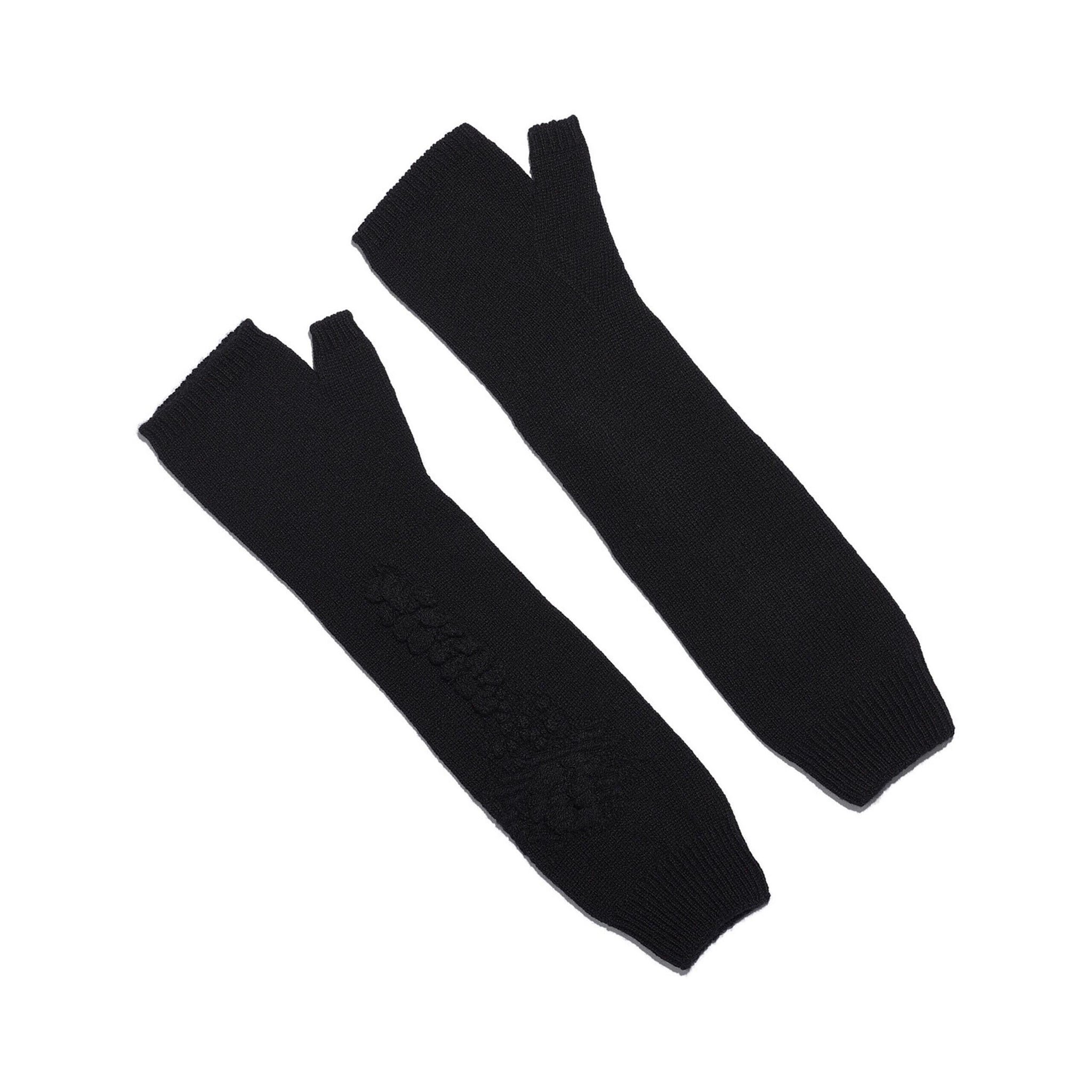 Long cashmere fingerless gloves | Barrie - Barrie