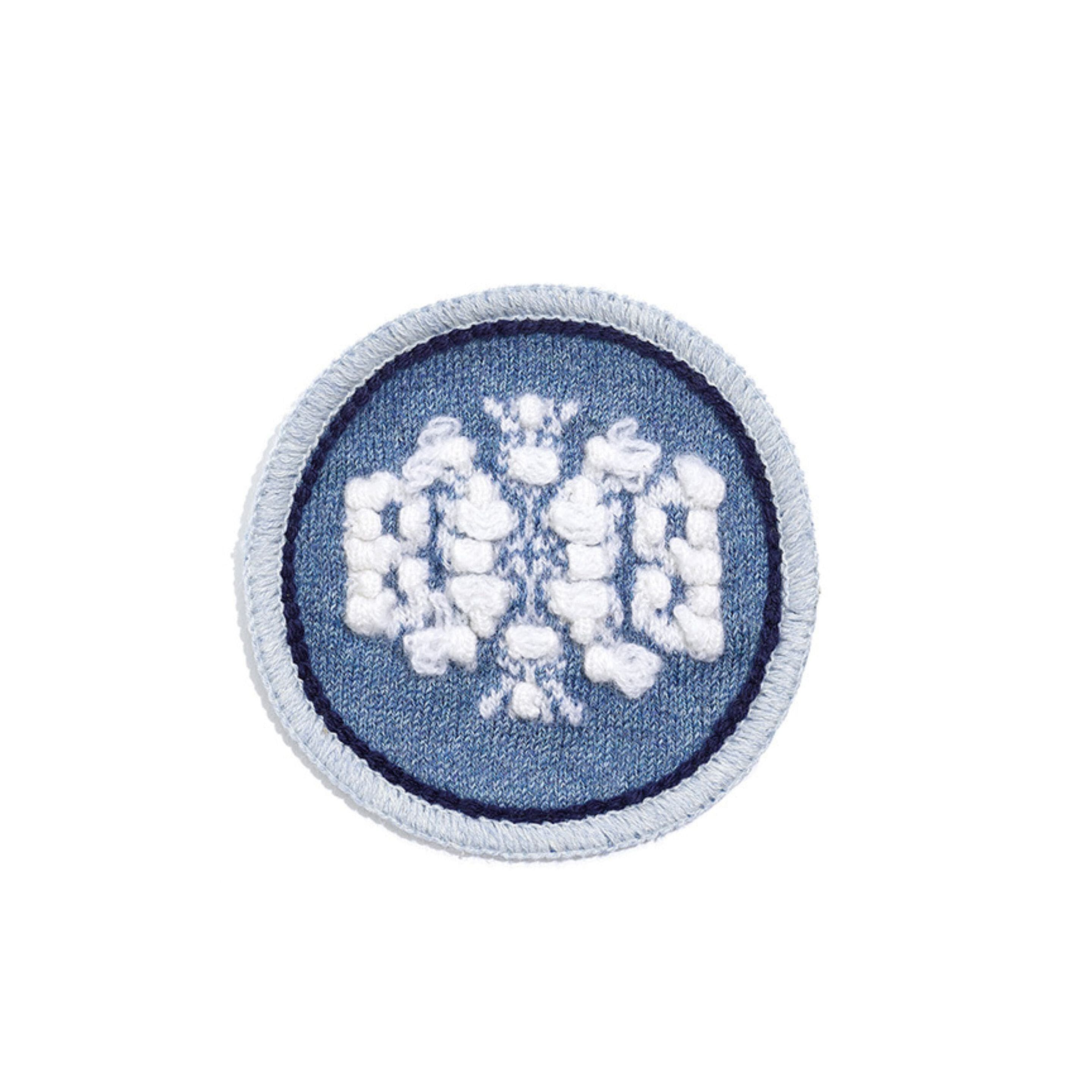 Cashmere and cotton patch