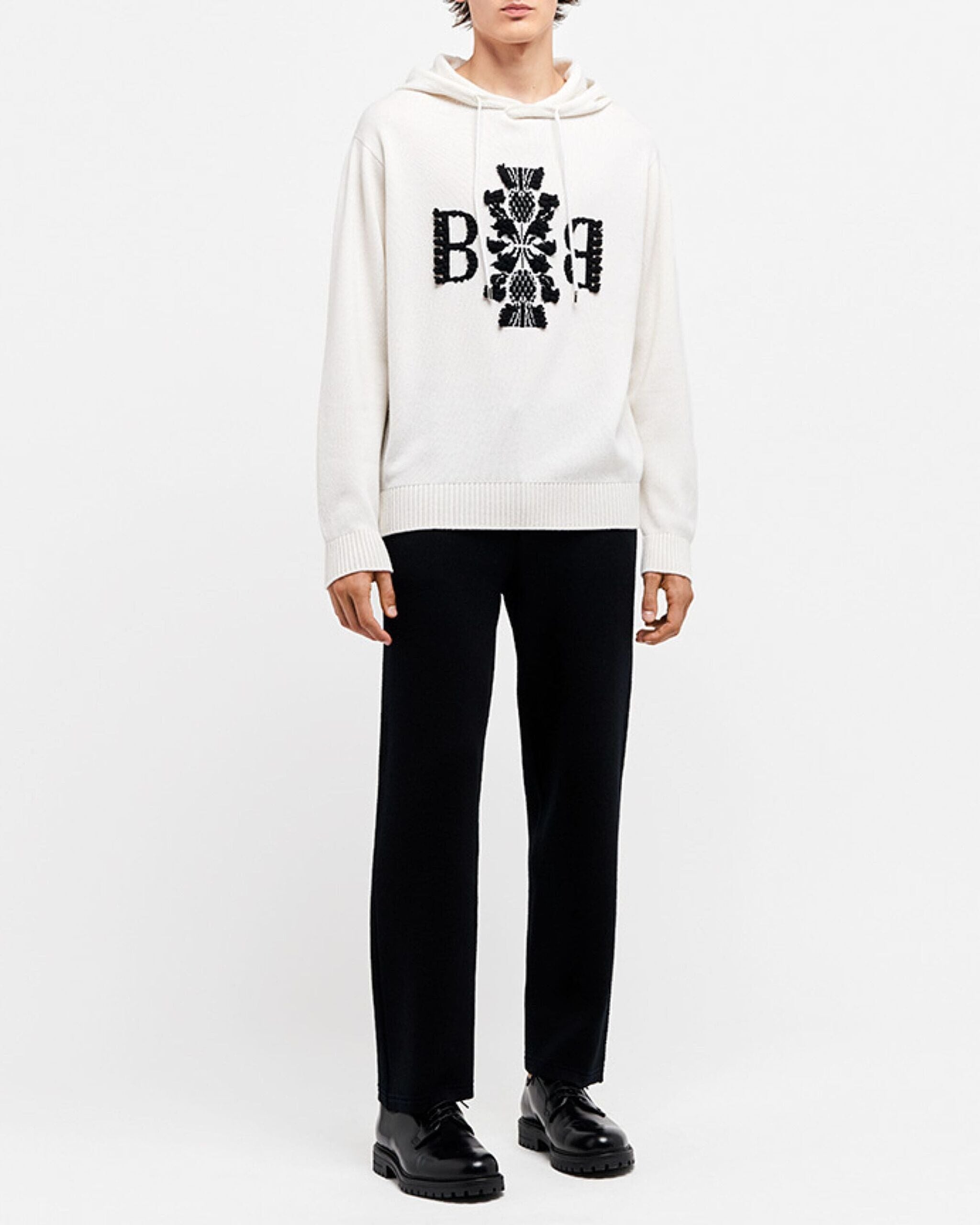 Sweat à capuche logo Barrie 3D en cachemire | Barrie - Barrie