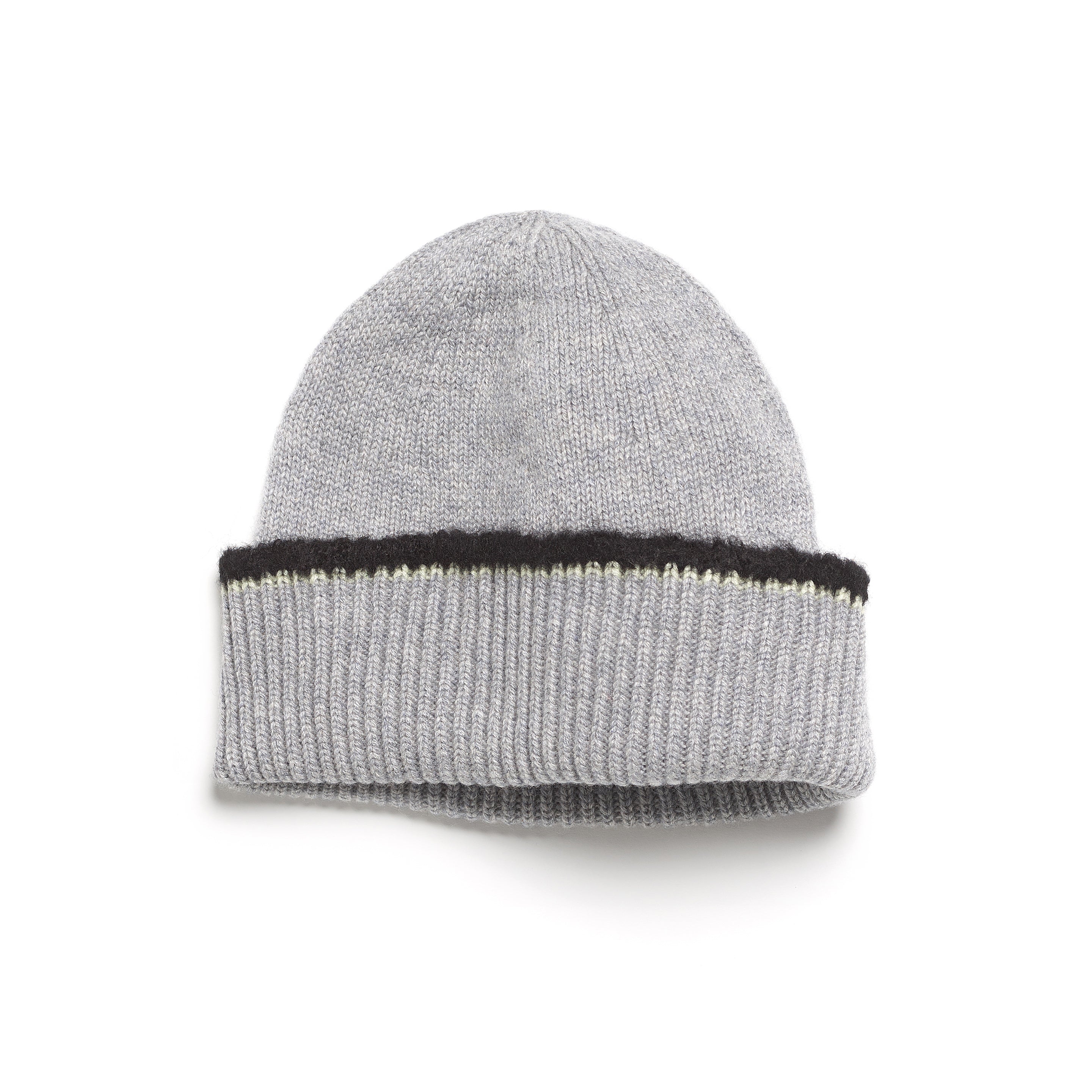 Shearling-effect cashmere beanie