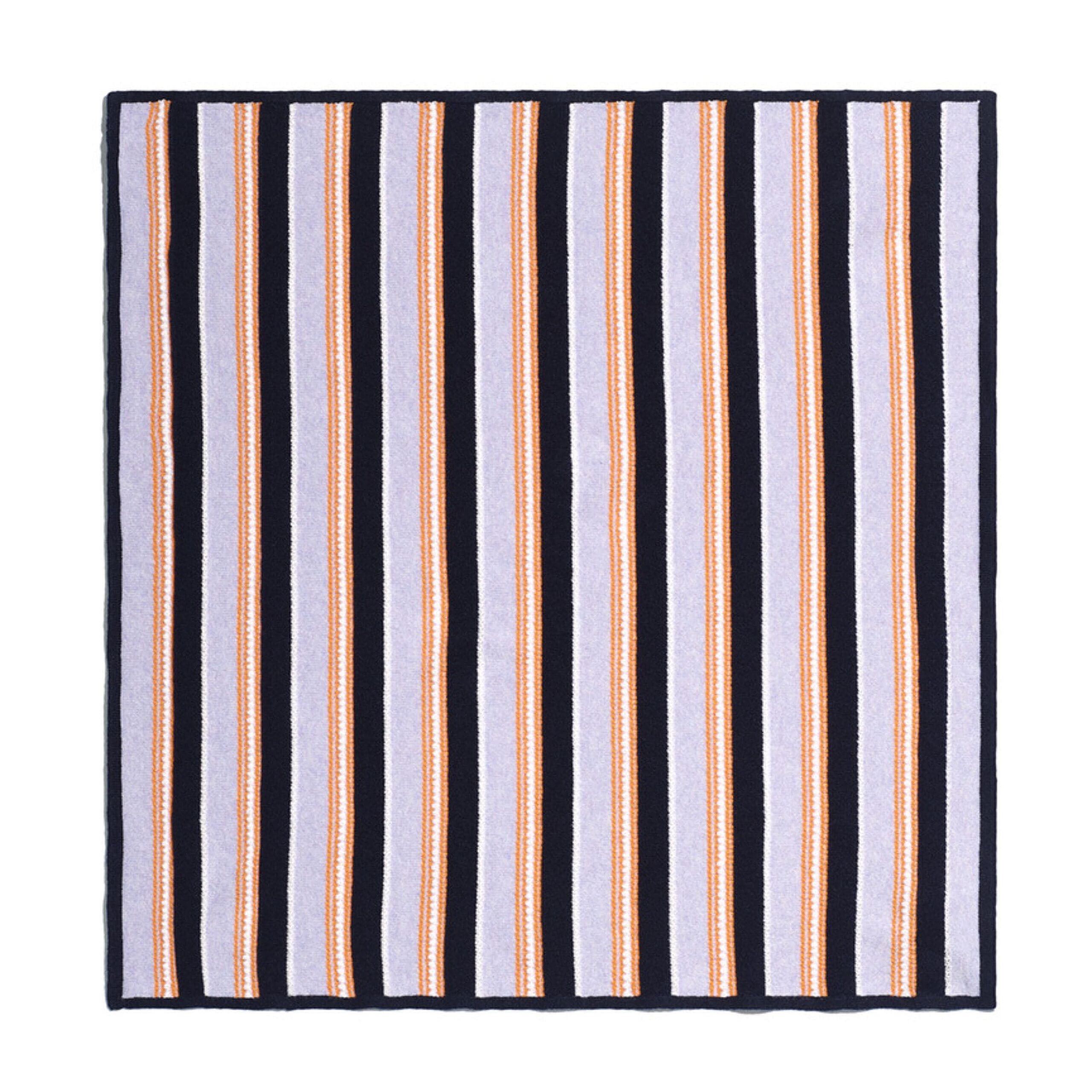 캐시미어와 면 스트라이프 머플러