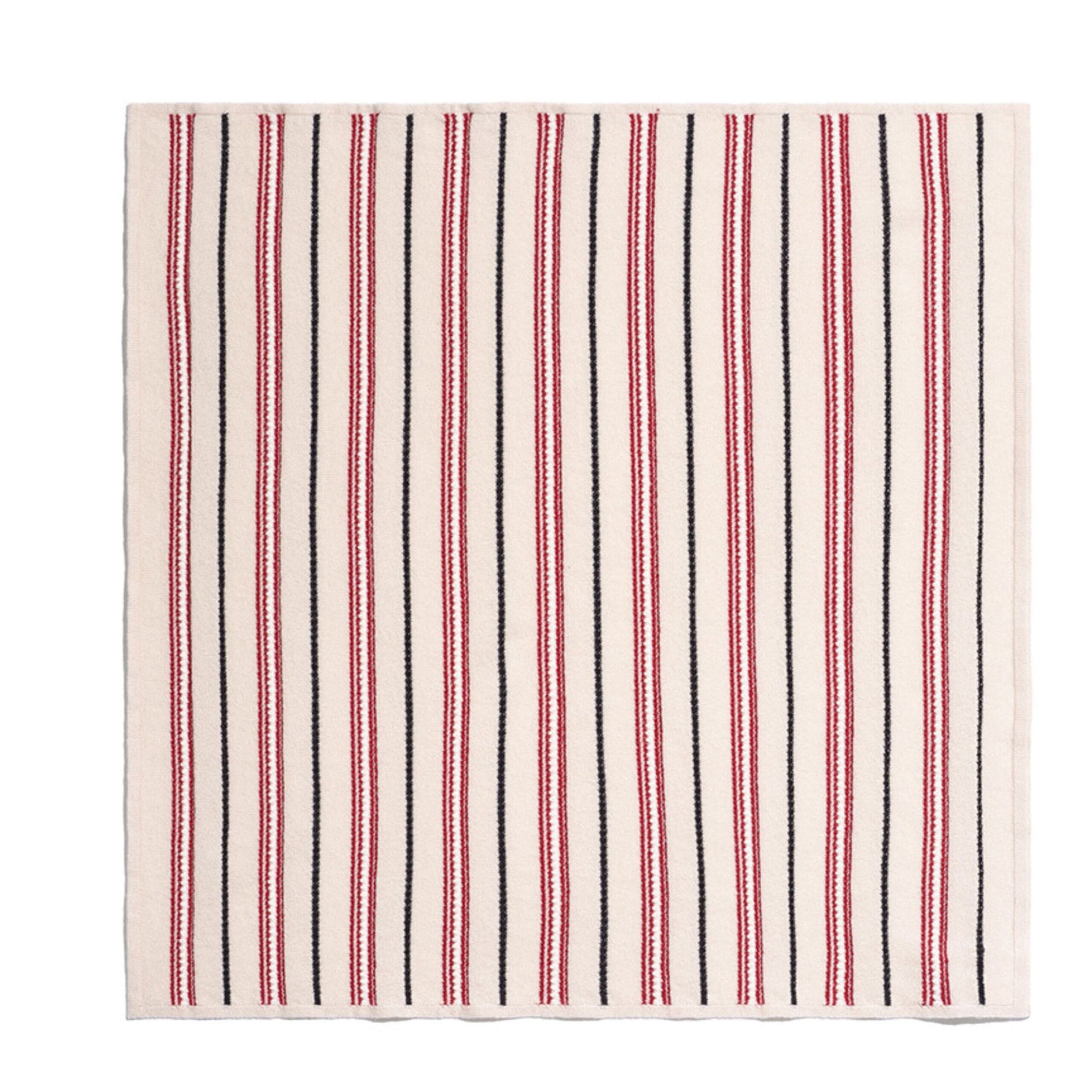 Striped cashmere and cotton foulard | Barrie - Barrie