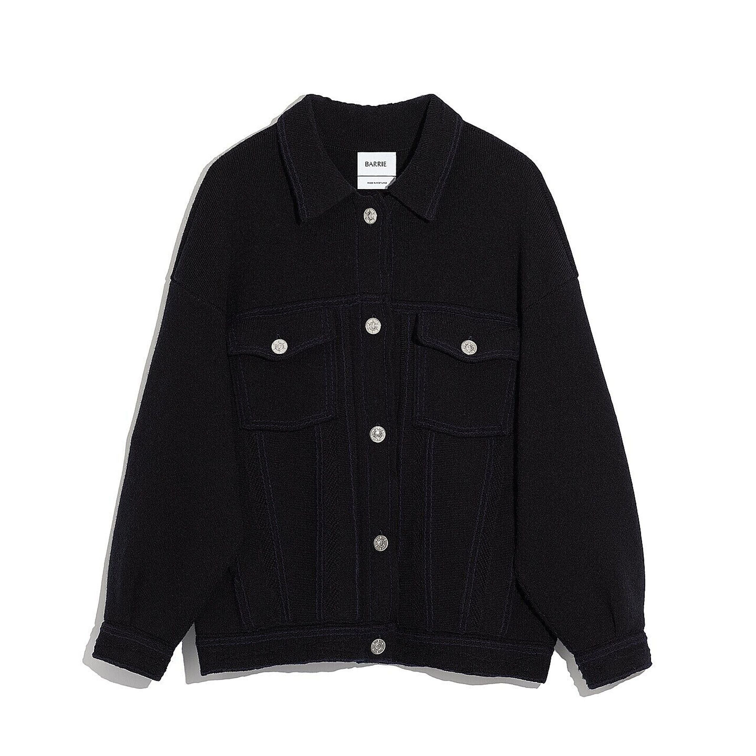 Veste Denim oversize en cachemire et coton