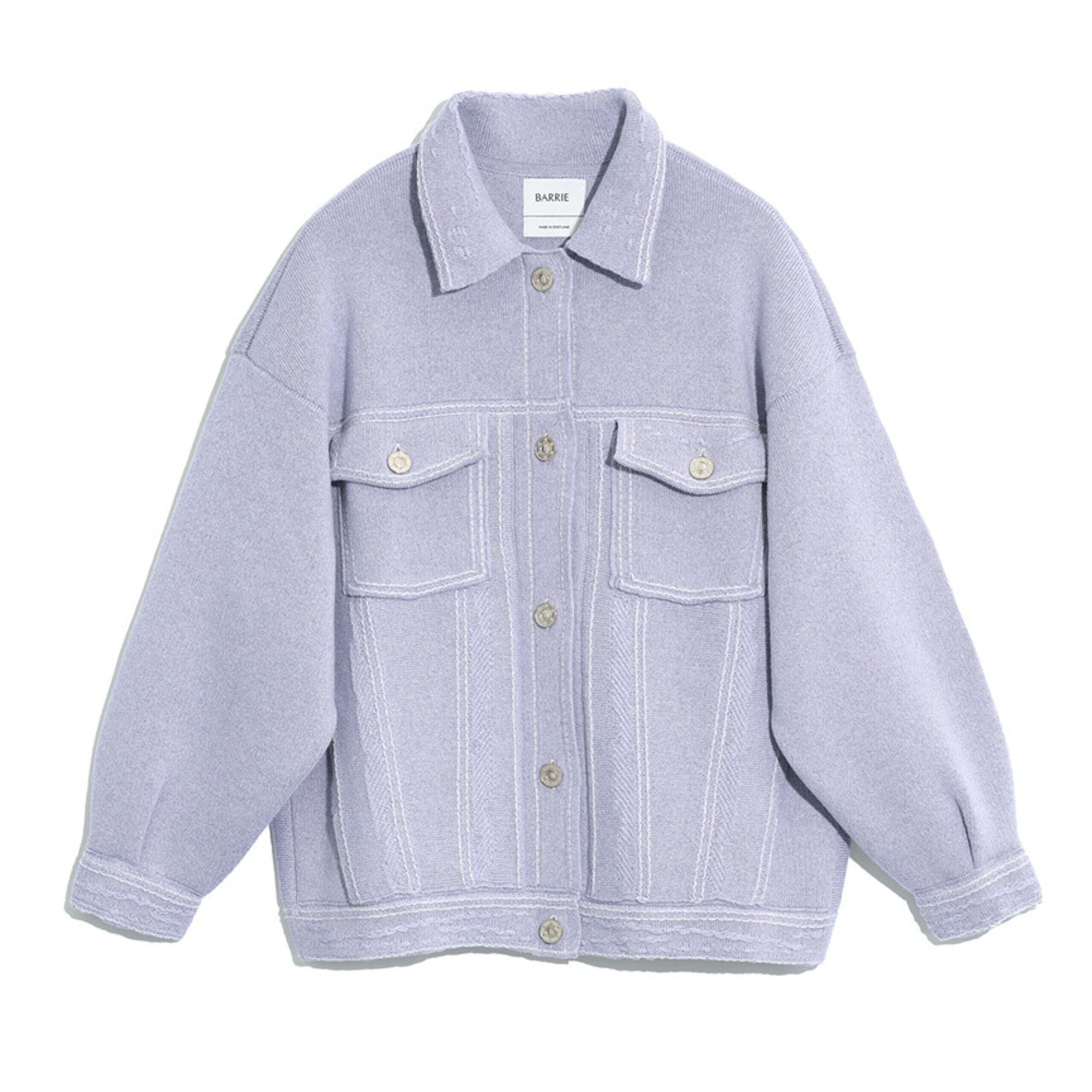 Veste Denim oversize en cachemire et coton