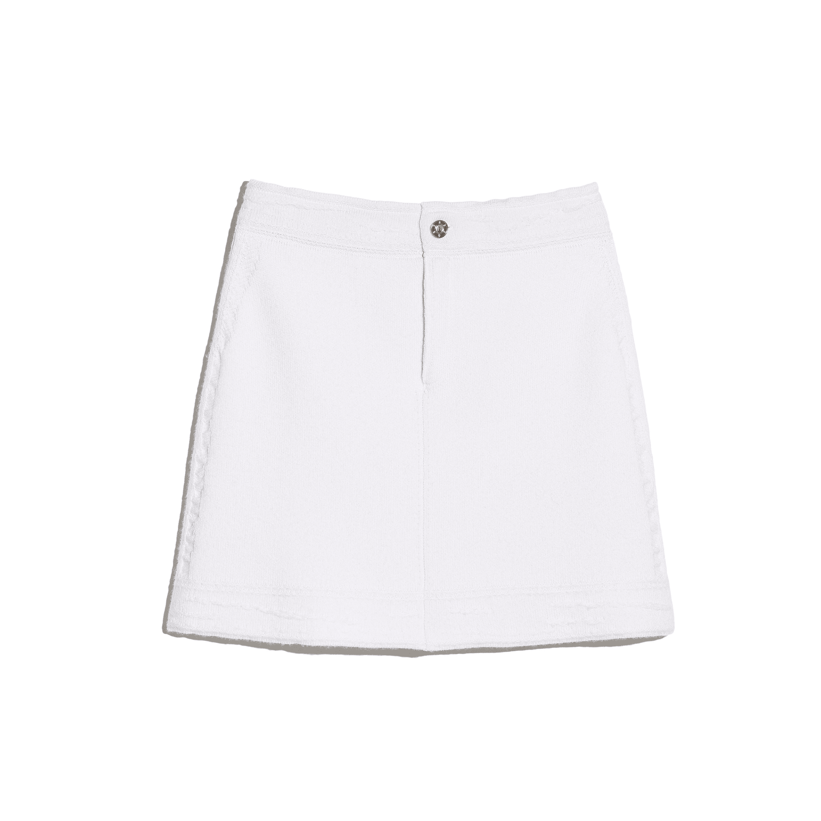 Jupe Denim en cachemire et coton