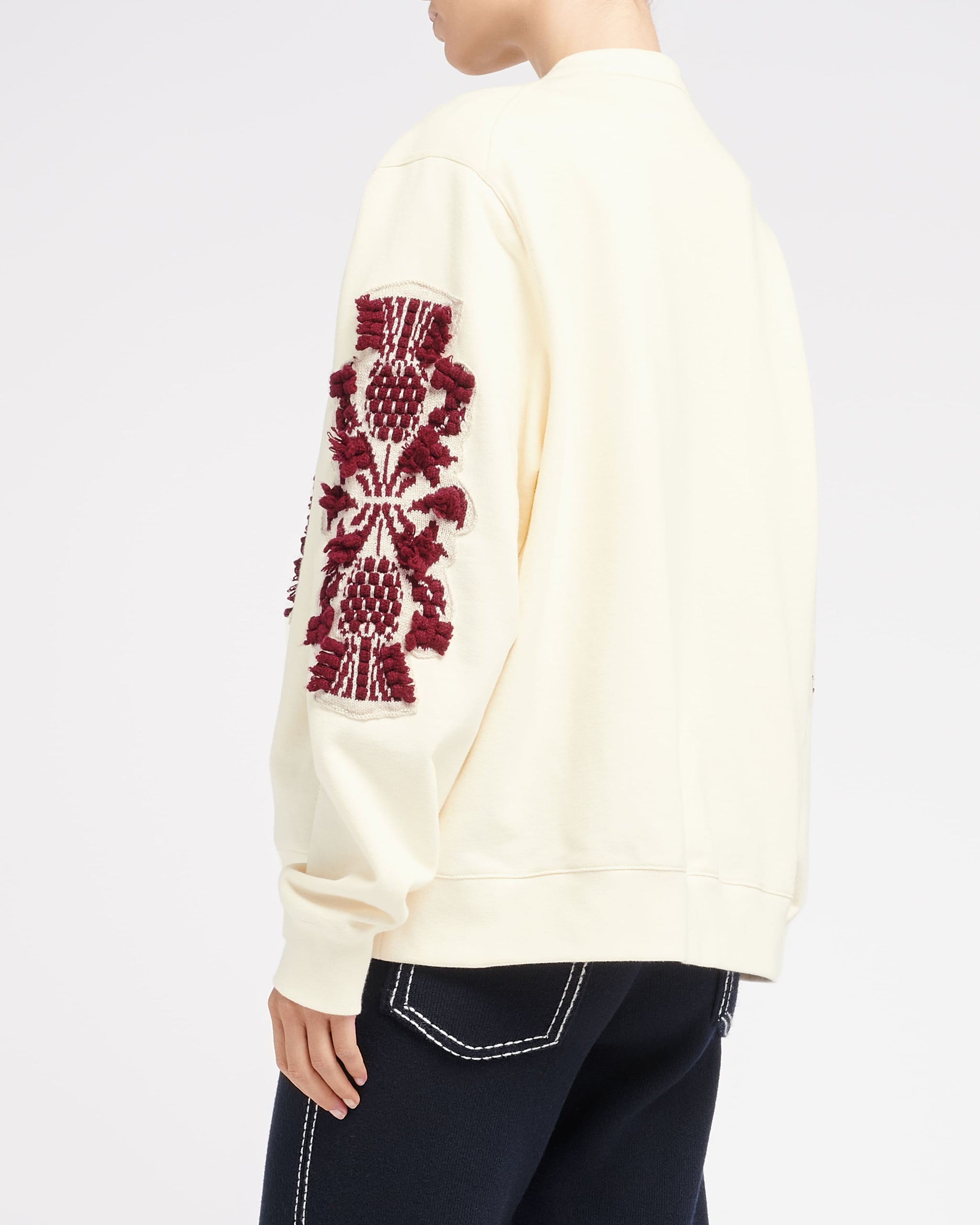 Cardigan in cotton with a cashmere B logo | Barrie - Barrie