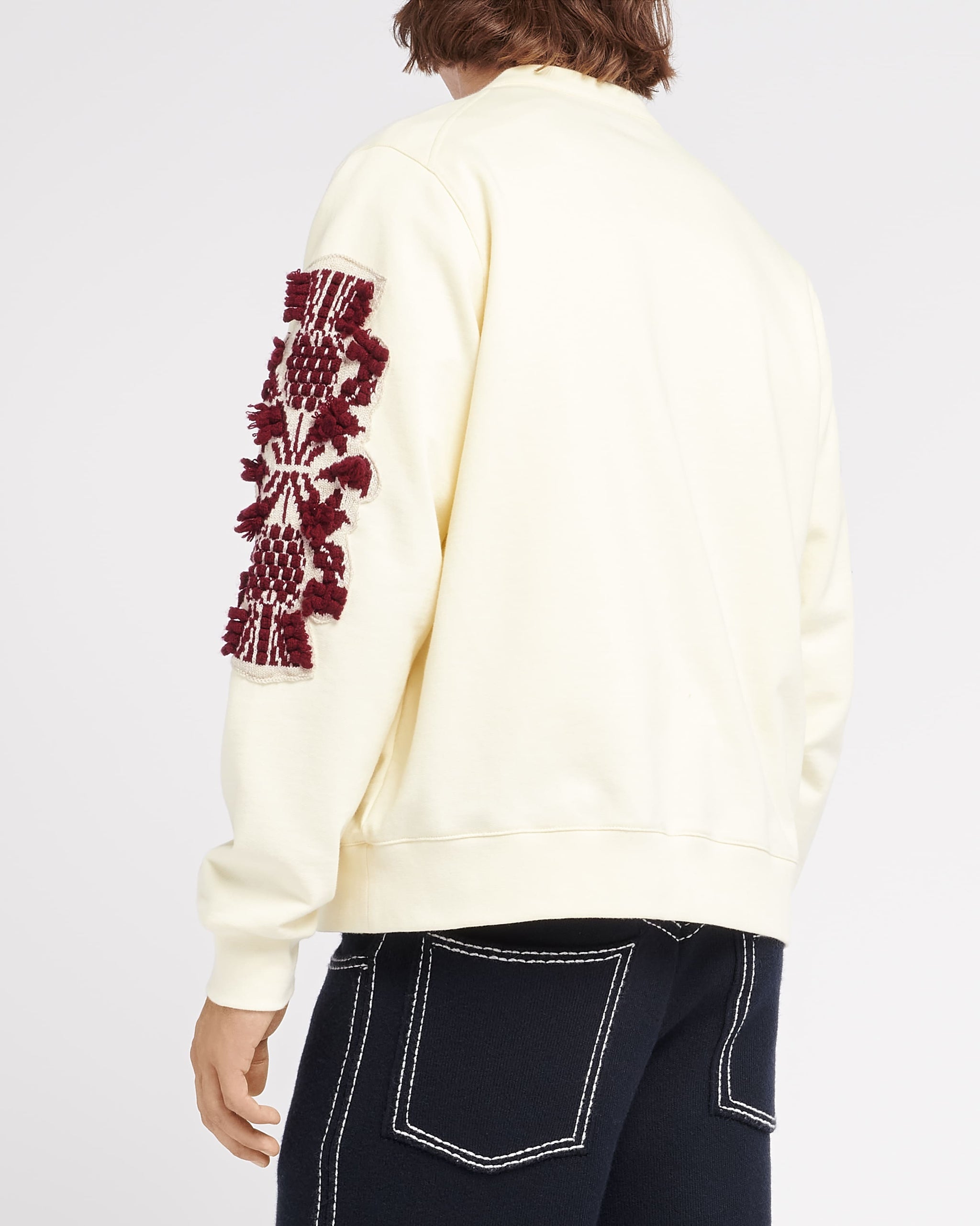 Cardigan in cotton with a cashmere B logo | Barrie - Barrie