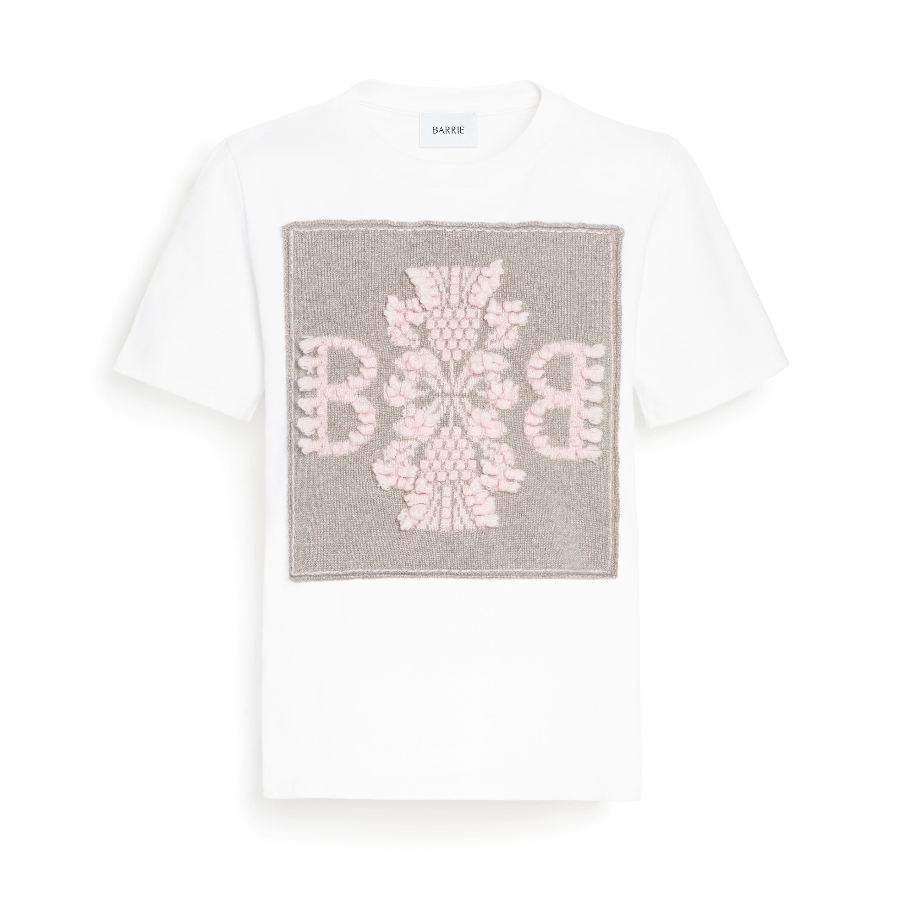 T-shirt with cashmere B logo patch