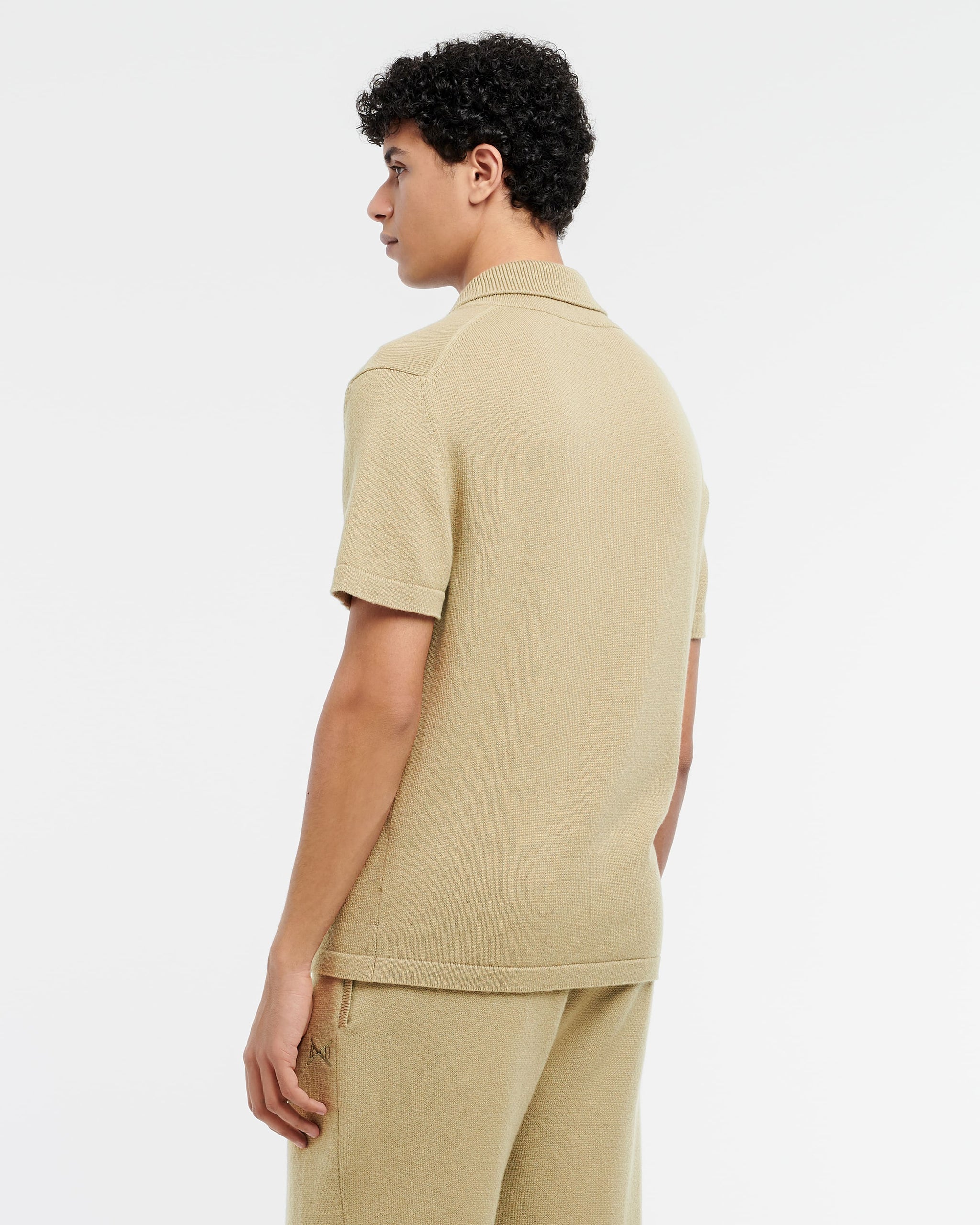 B Label cashmere zip-neck top | Barrie - Barrie