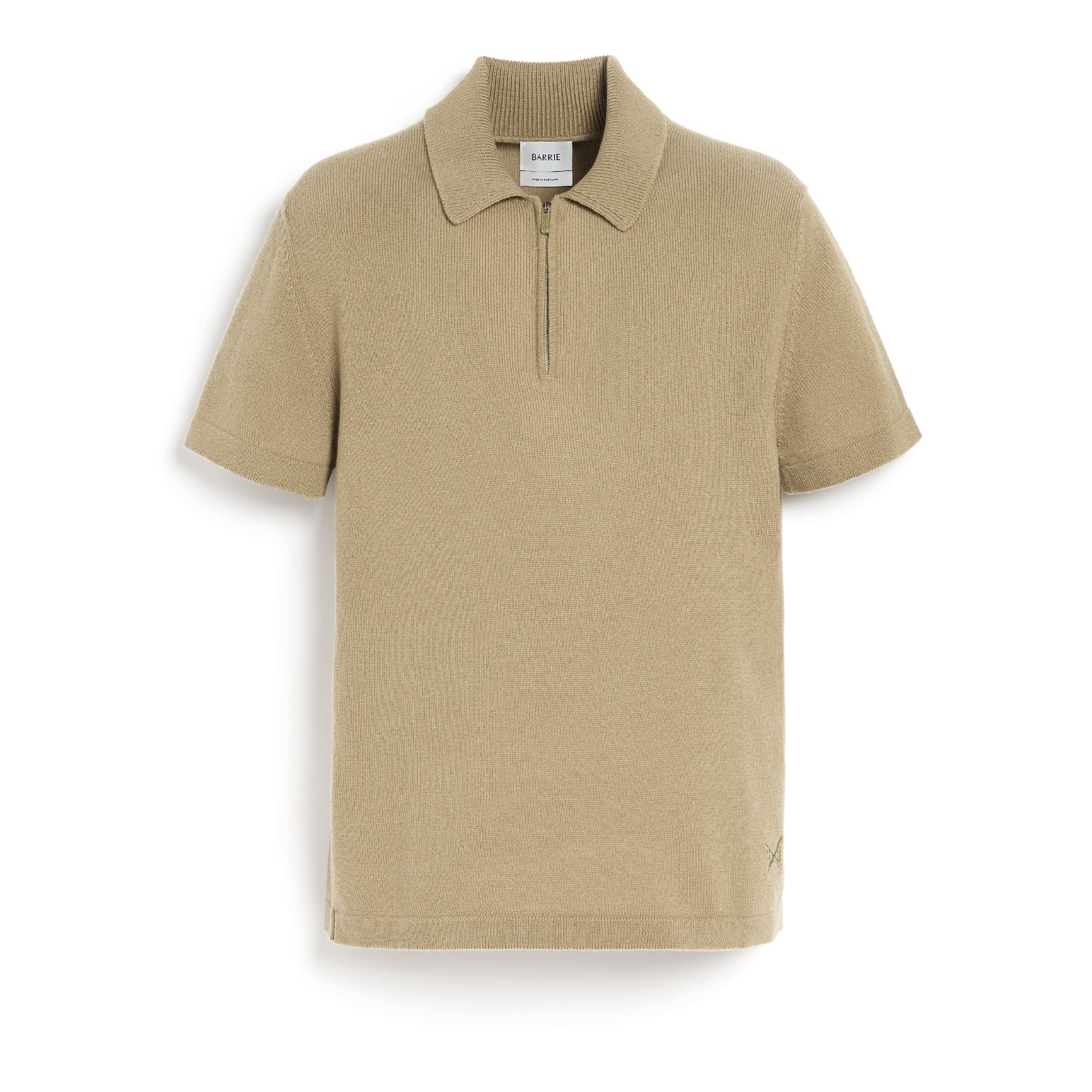 B Label cashmere zip-neck top | Barrie - Barrie