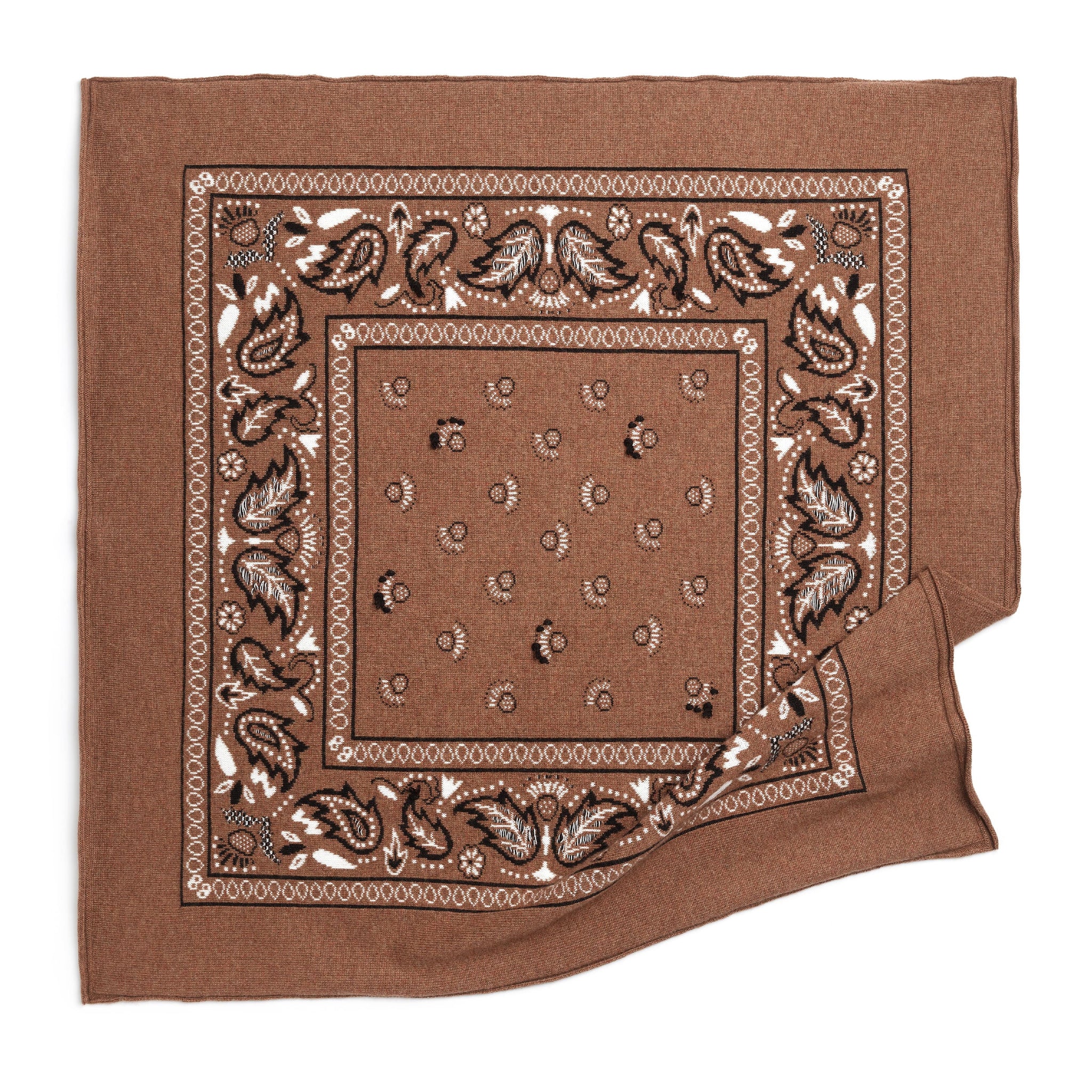 Bandana in cashmere and cotton  | Barrie - Barrie