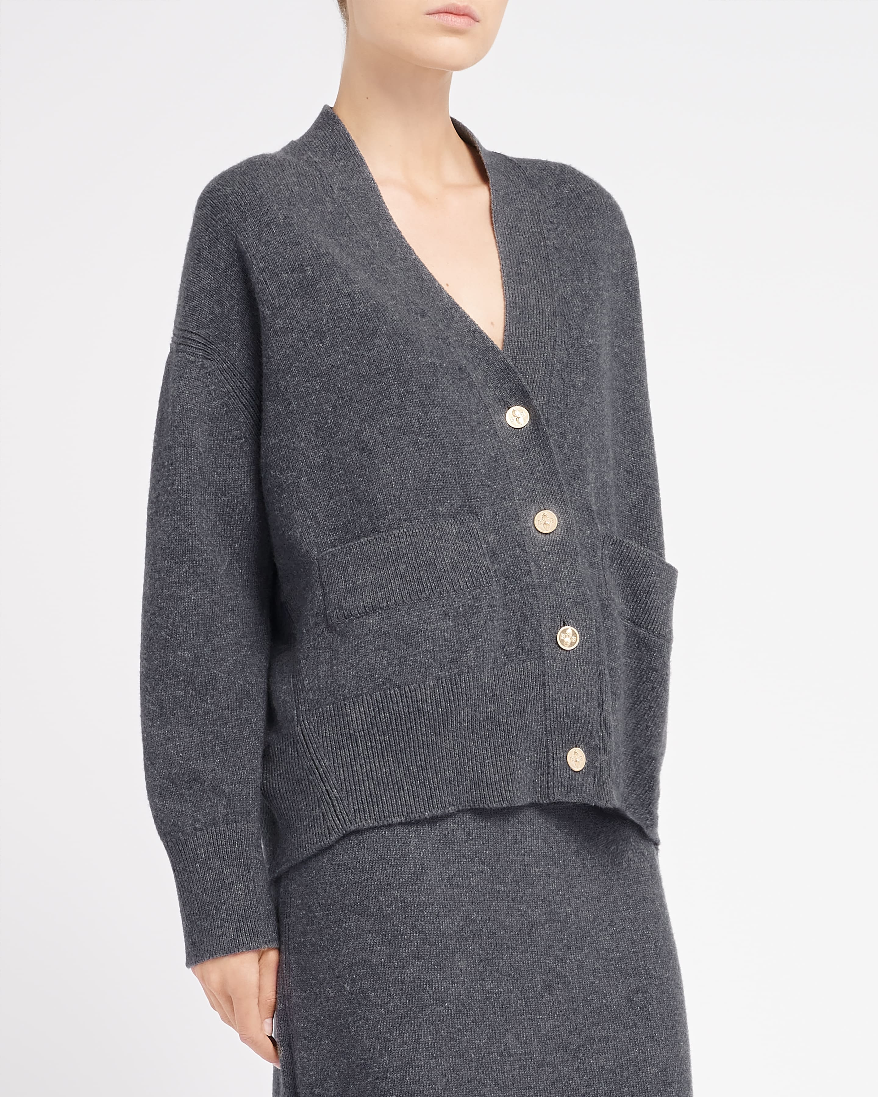 BARRIE カシミヤ100% カーディガン　グレー　サイズS 楽天市場】カシミヤ 100% カーディガン フルジップ ジャケット