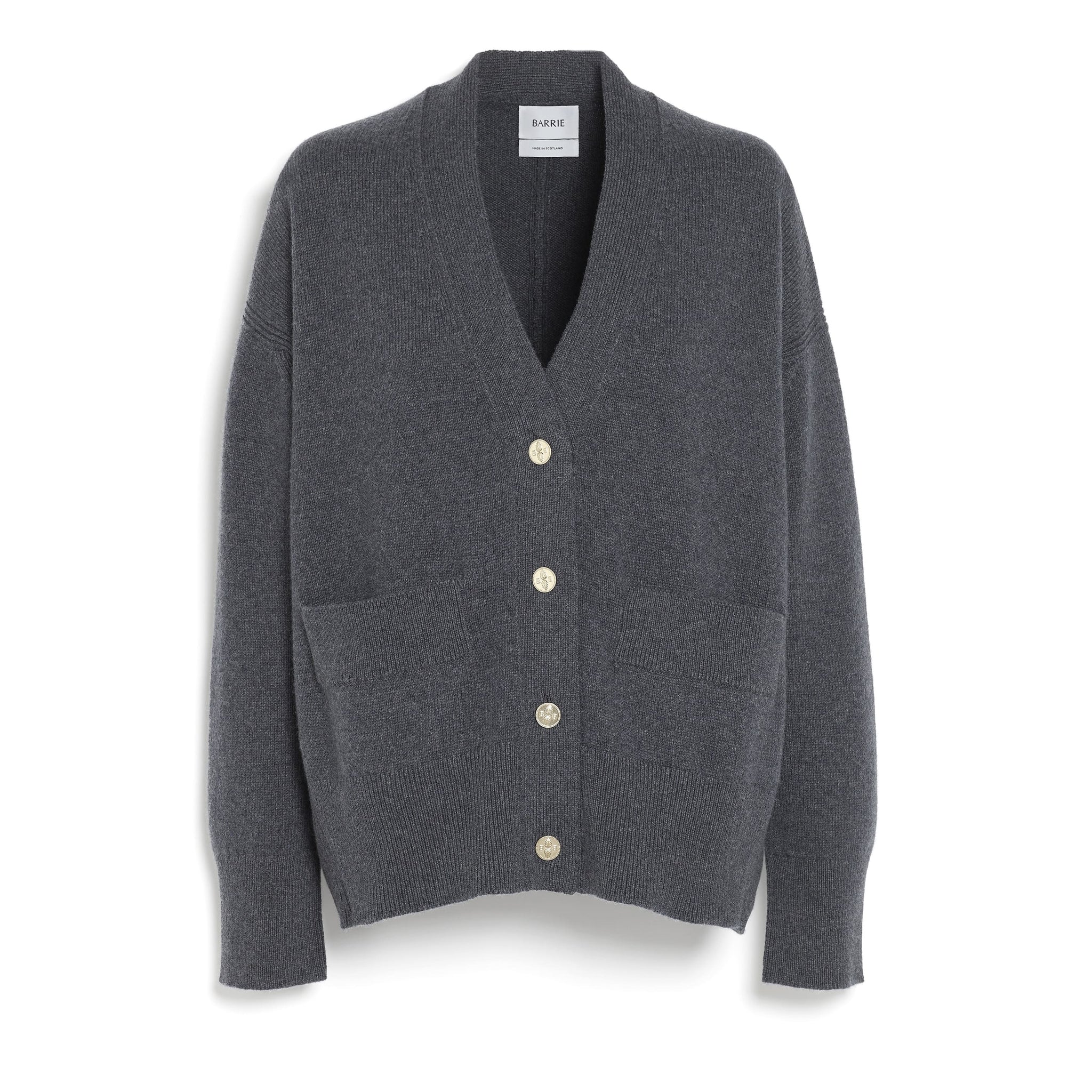 V-neck cashmere cardigan | Barrie - Barrie