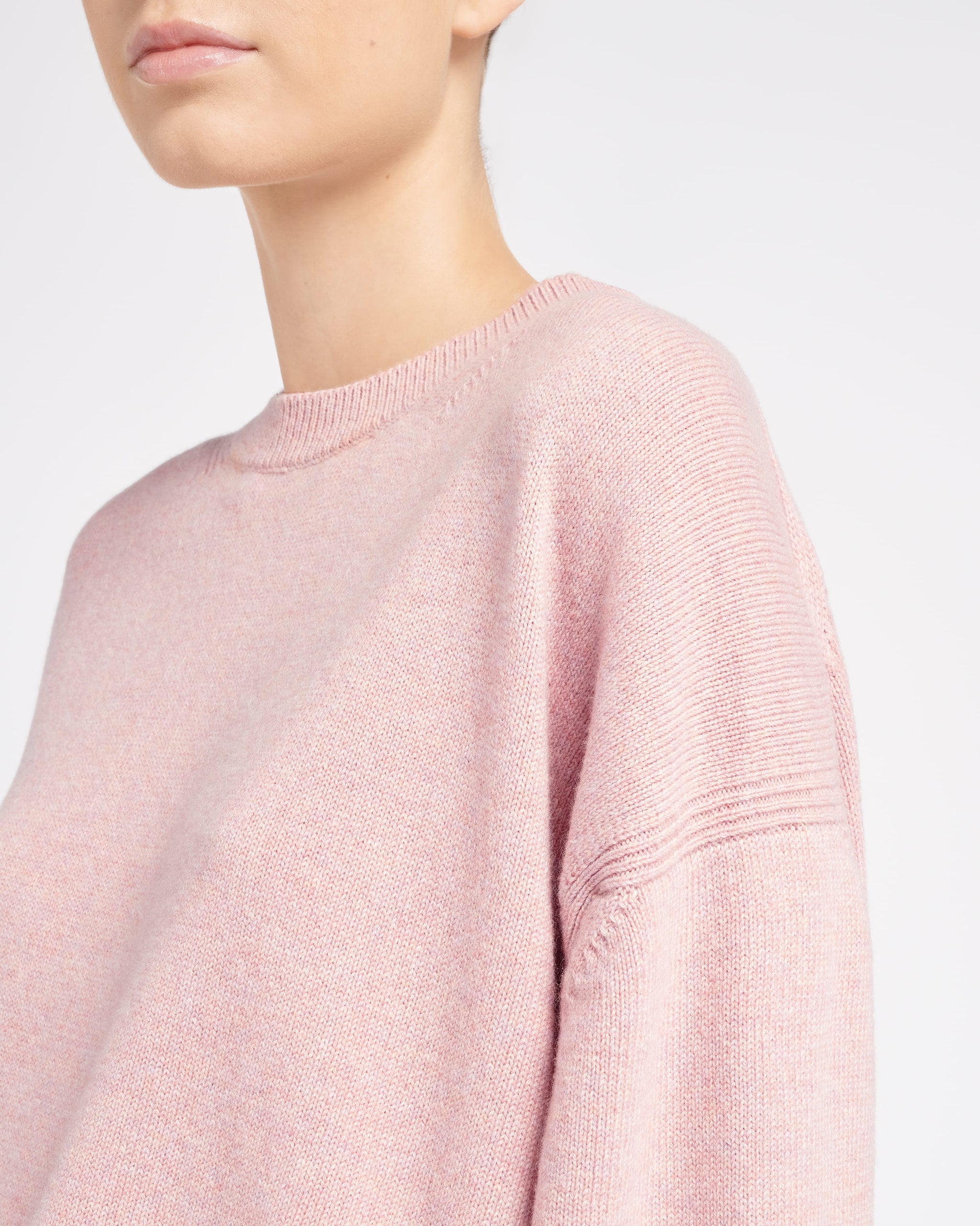 Pull col rond oversize en cachemire | Barrie - Barrie