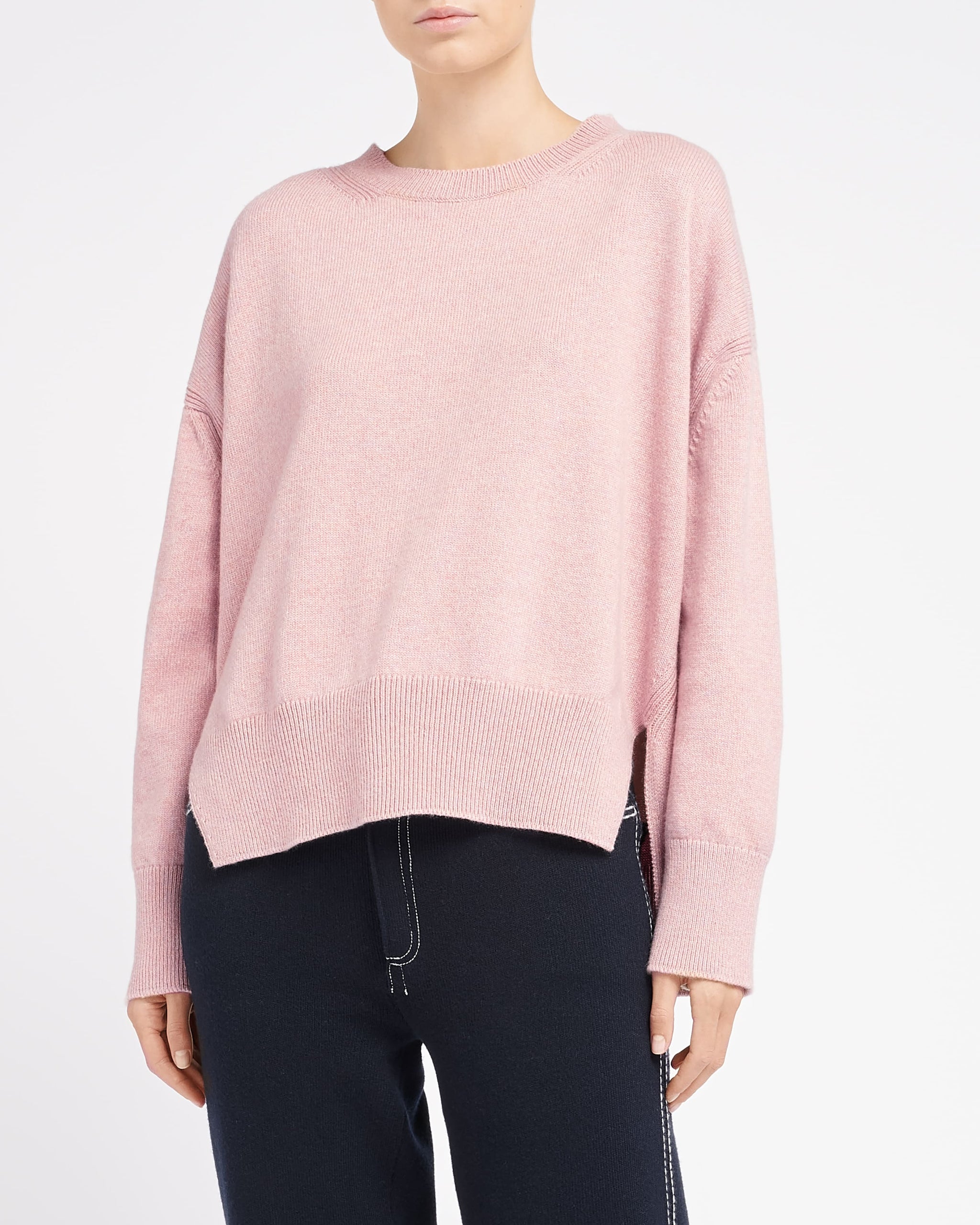 Pull col rond oversize en cachemire | Barrie - Barrie