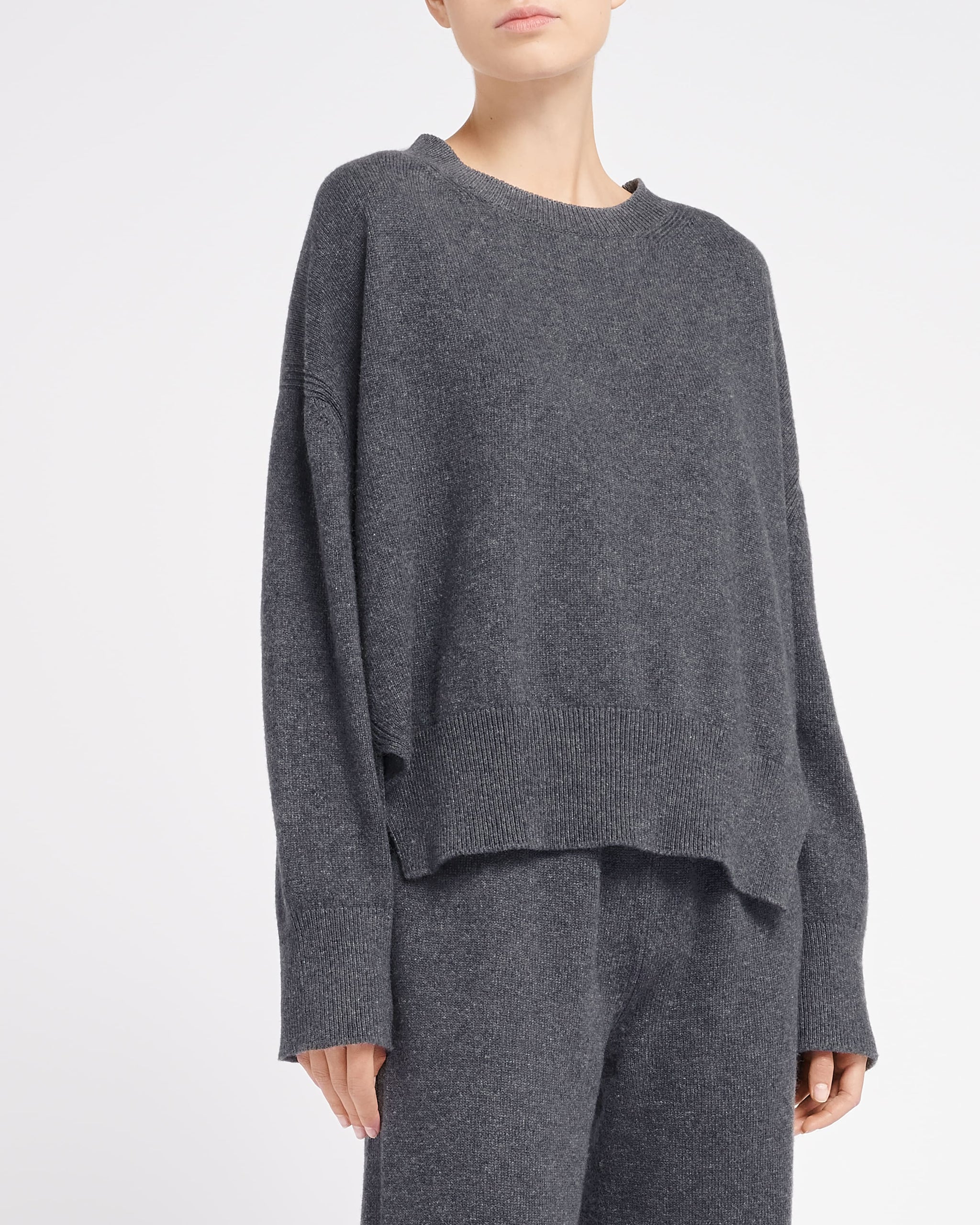 Pull col rond oversize en cachemire | Barrie - Barrie
