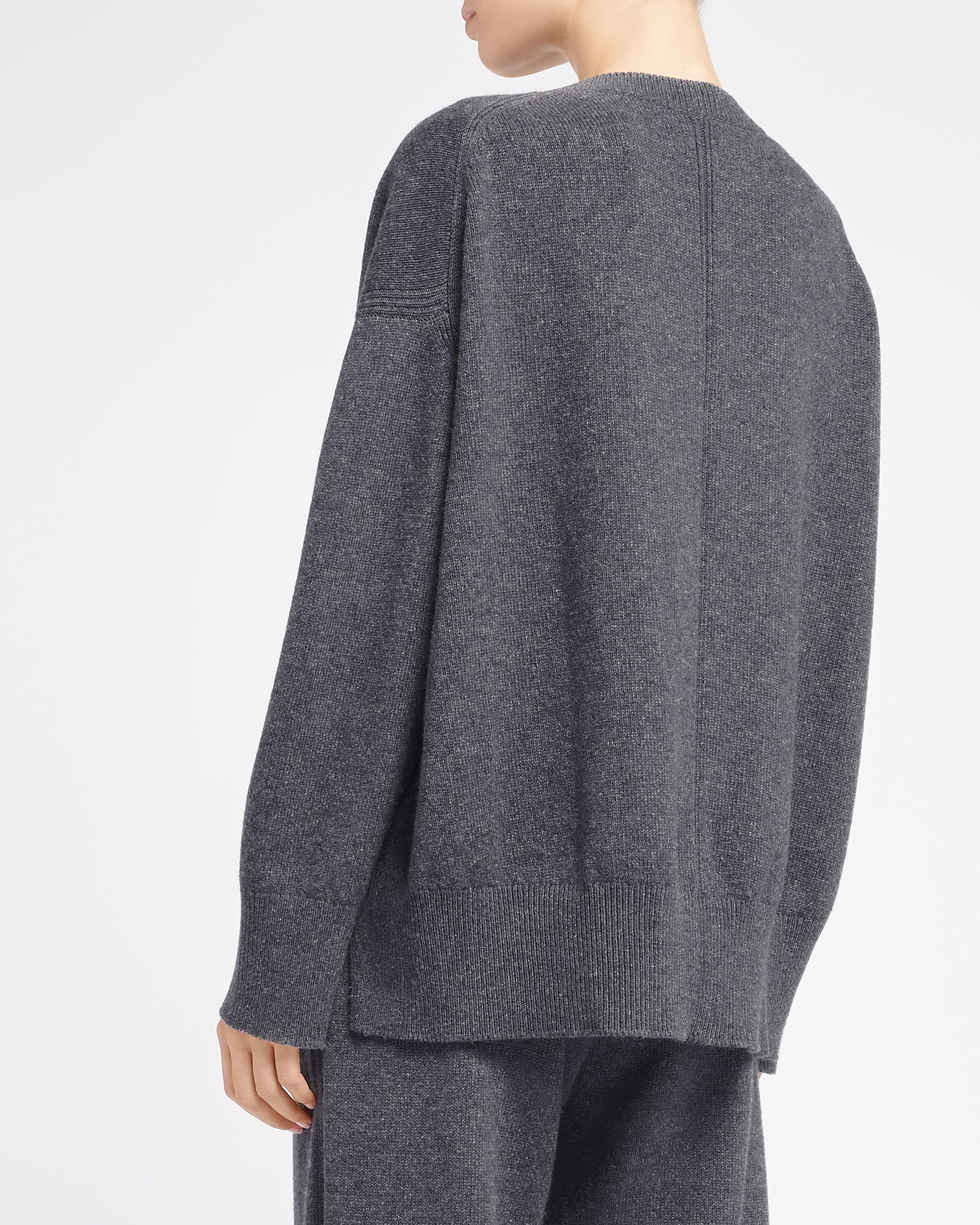 Pull col rond oversize en cachemire | Barrie - Barrie