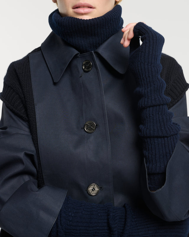 Long cashmere fingerless gloves | Barrie - Barrie
