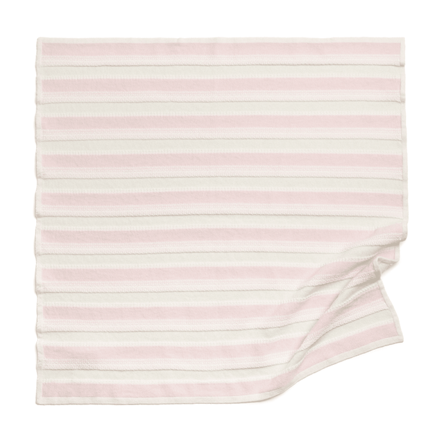 Striped cashmere and cotton scarf | Barrie - Barrie