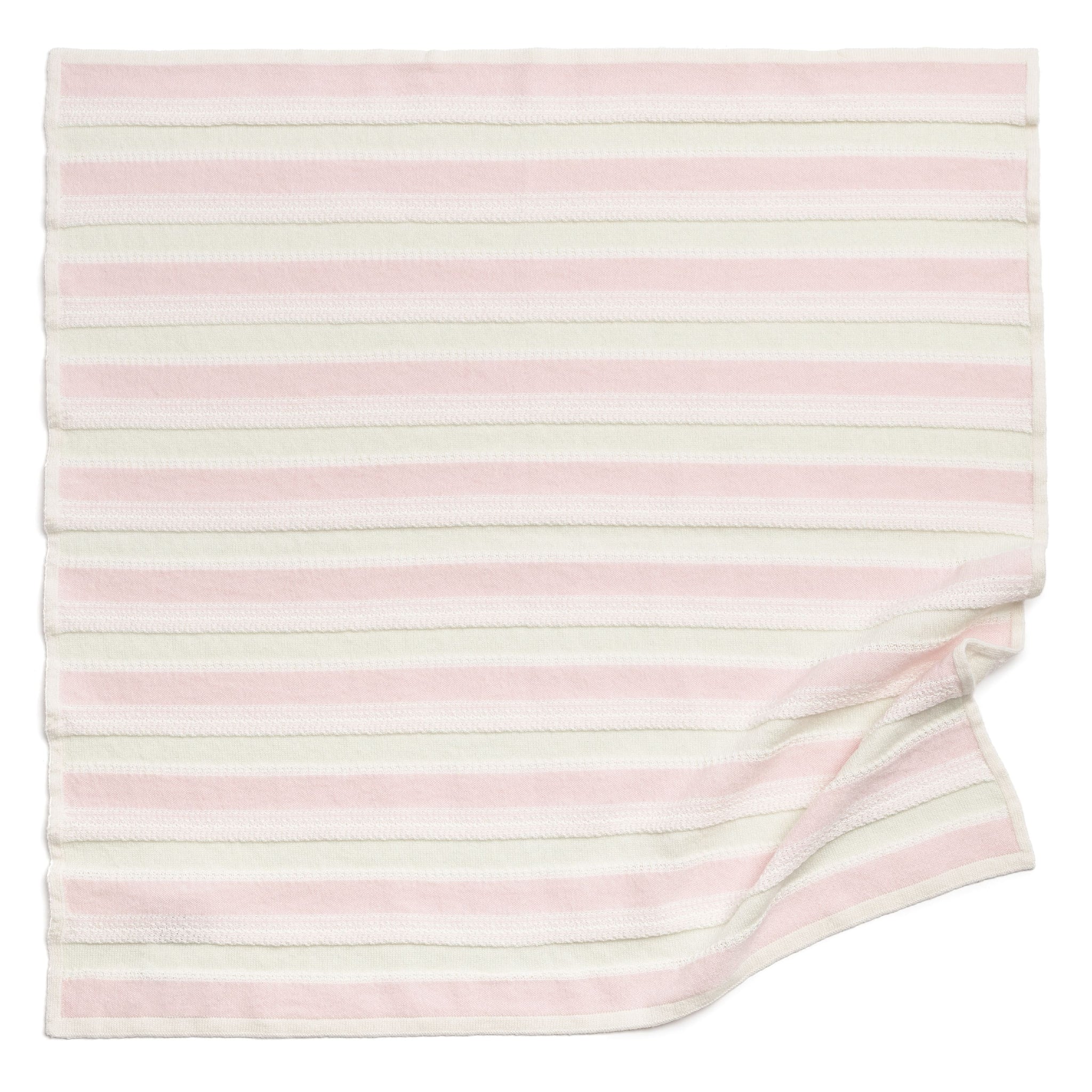 Striped cashmere and cotton scarf | Barrie - Barrie