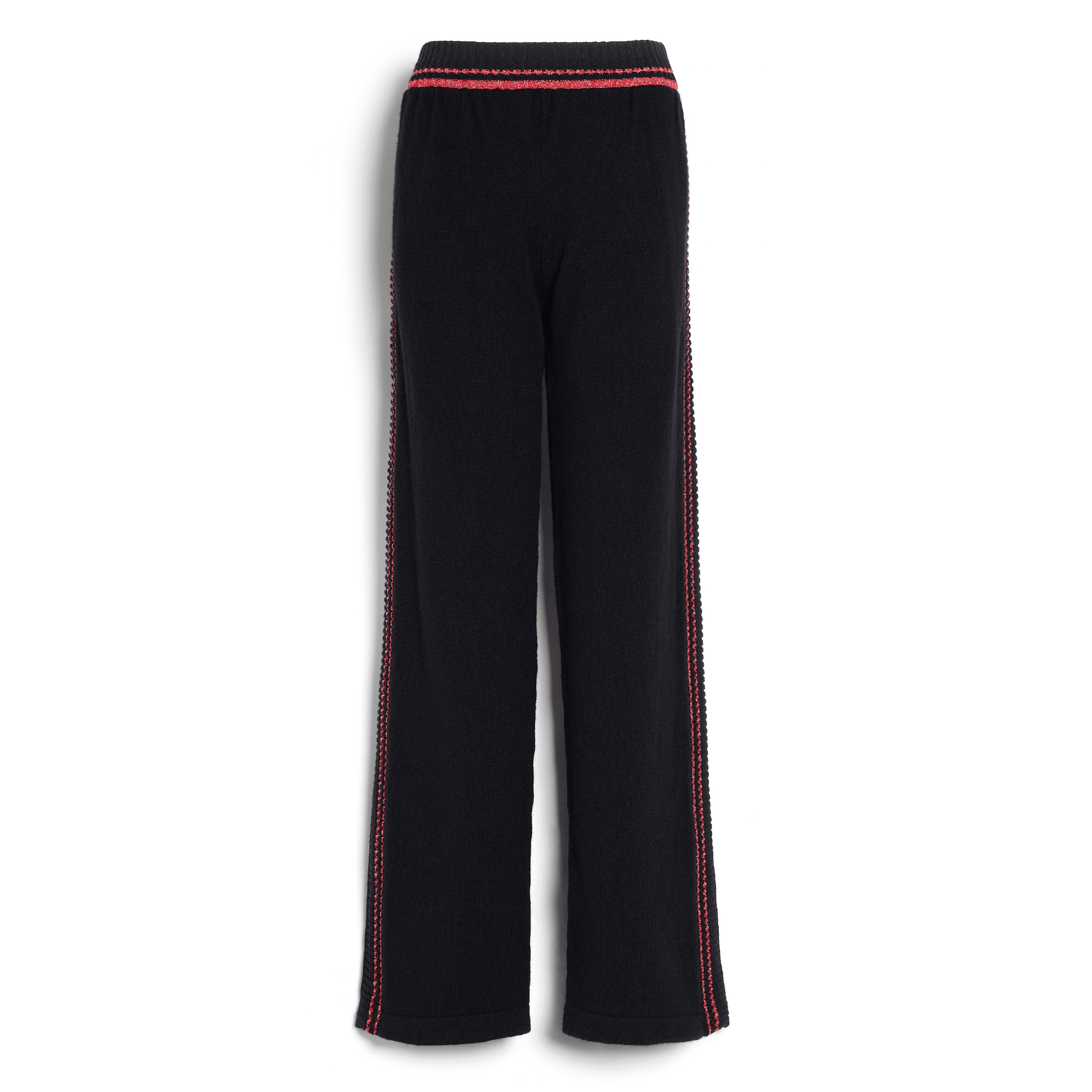 Trousers in marled cashmere