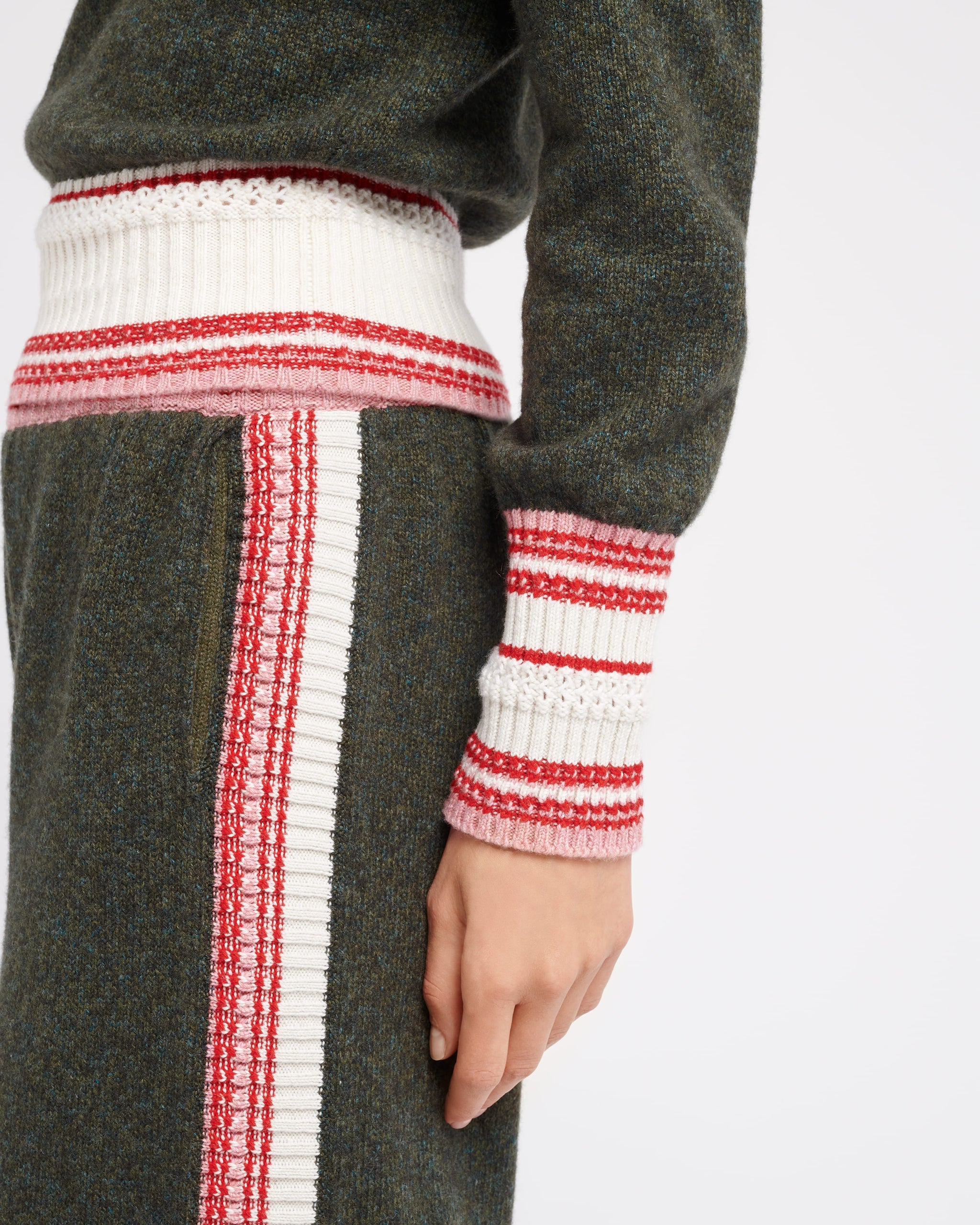 Pantalon chiné en cachemire | Barrie - Barrie