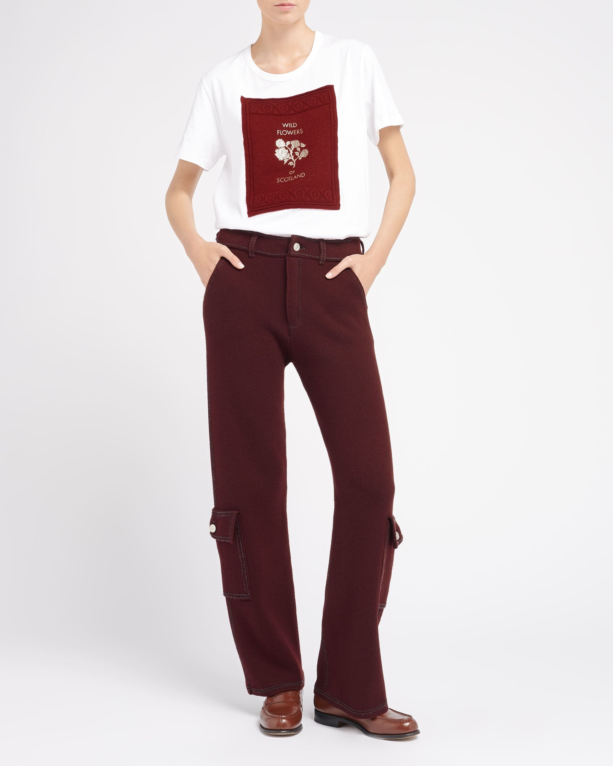 T-Shirt avec patch en cachemire imprimé | Barrie - Barrie