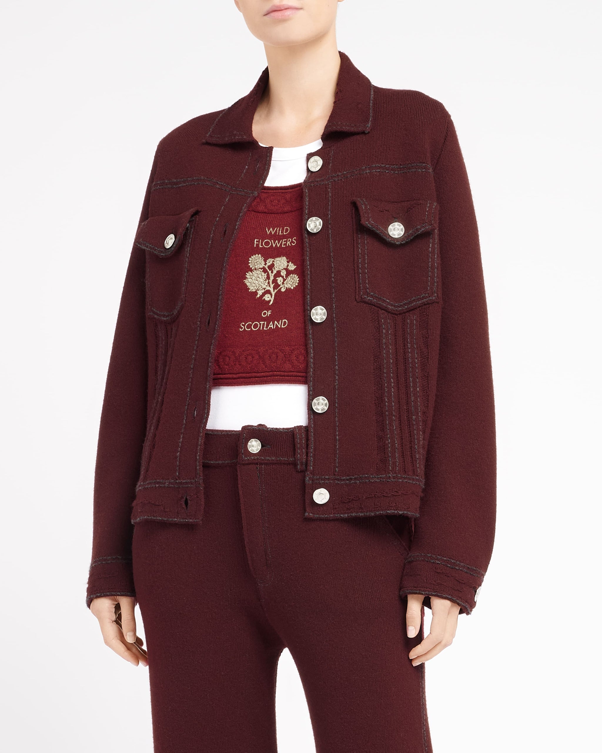 T-Shirt avec patch en cachemire imprimé | Barrie - Barrie