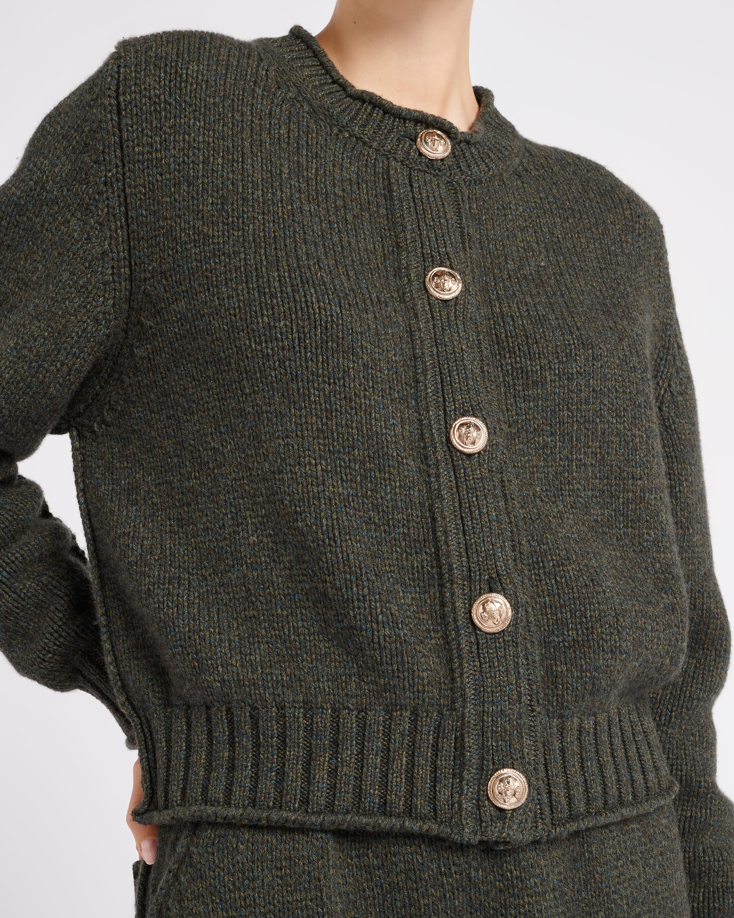 Gold button sweater cheap
