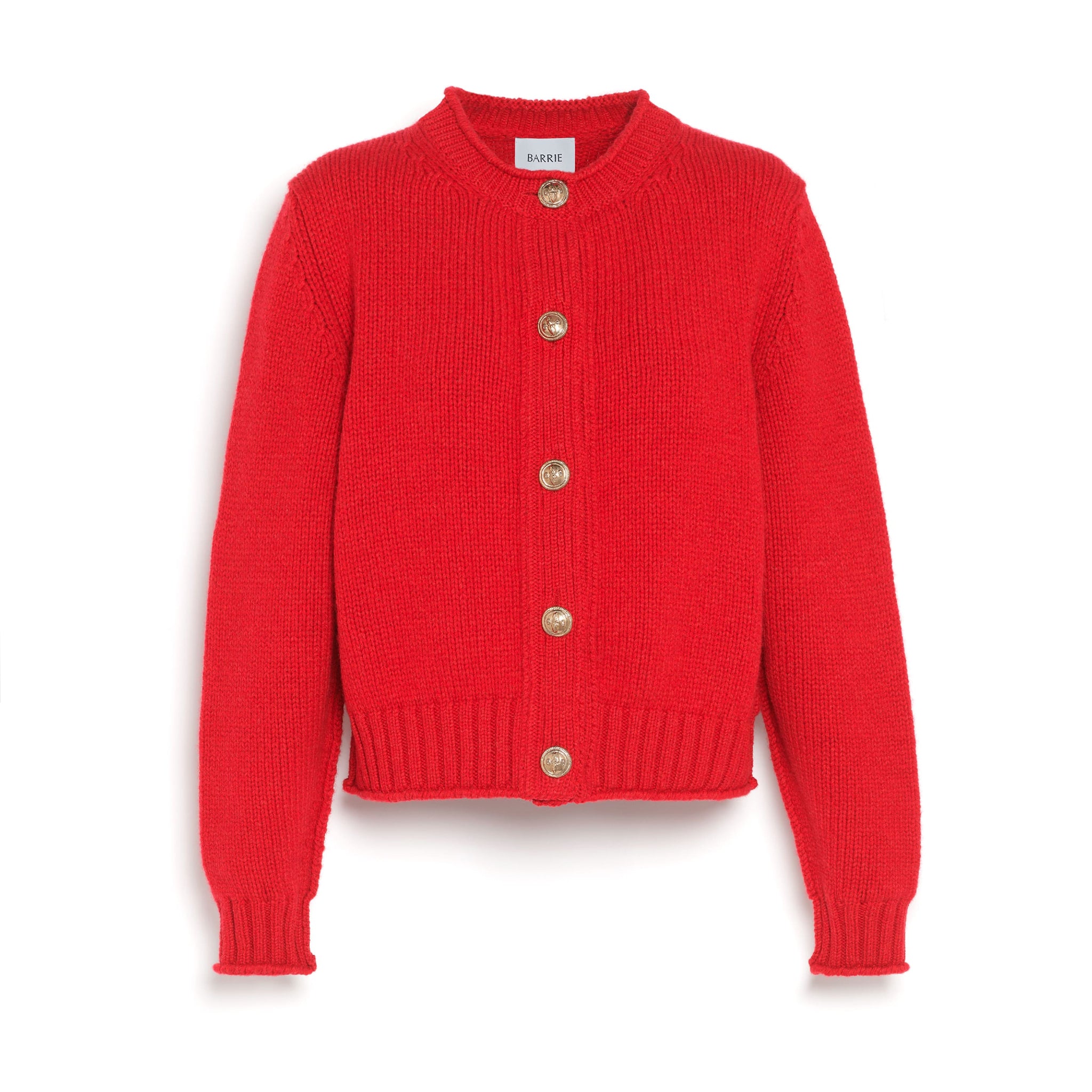 MILA Cashmere Girls' Cardigan - Red