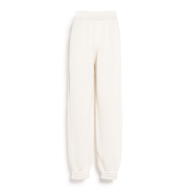 Trousers in chunky cashmere | Barrie - Barrie