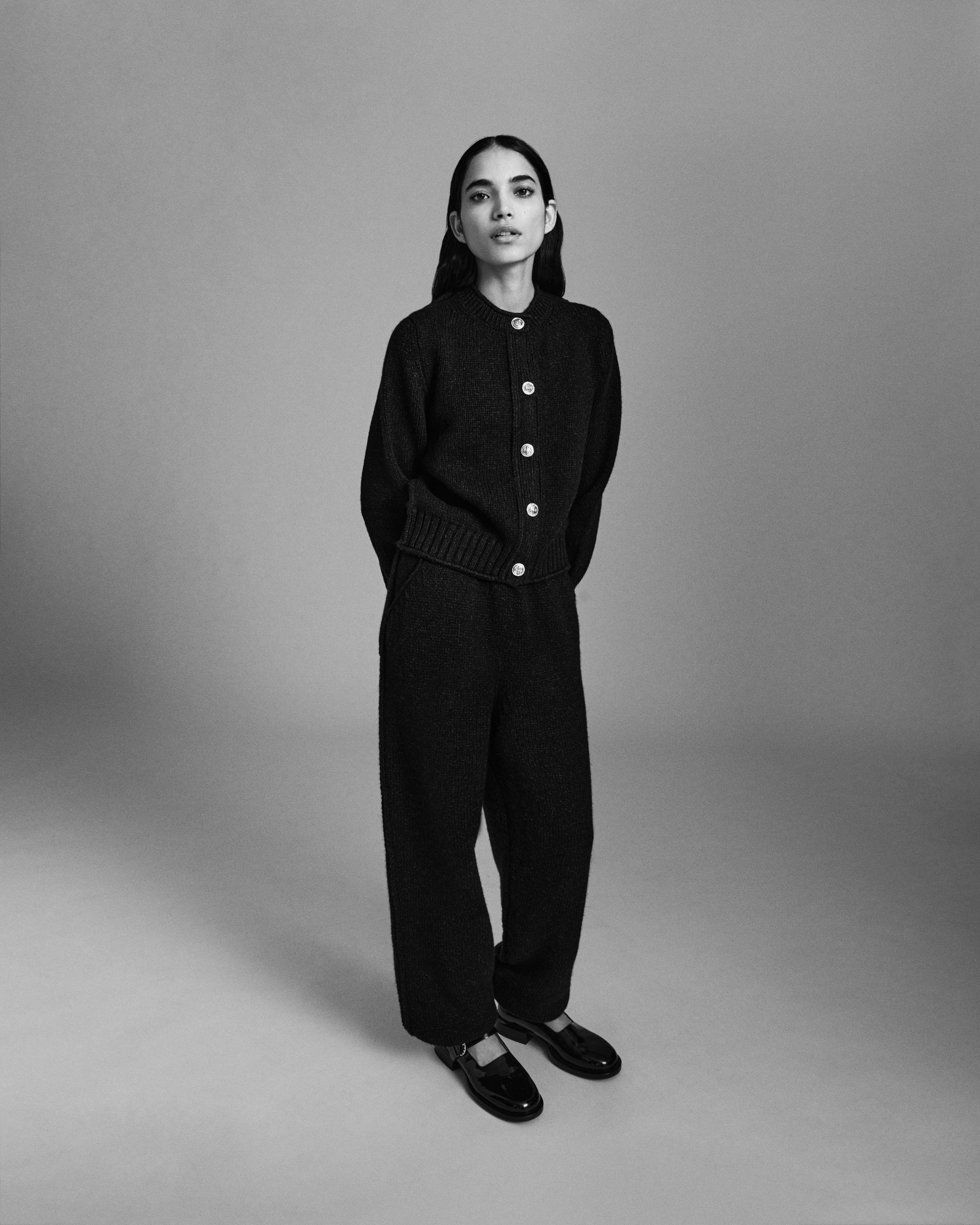 Pantalon épais en cachemire | Barrie - Barrie