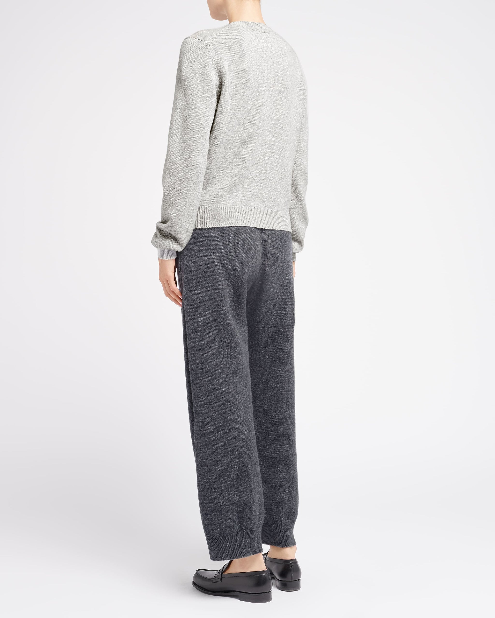 Pull en cachemire à motif tartan et logo 3D | Barrie - Barrie