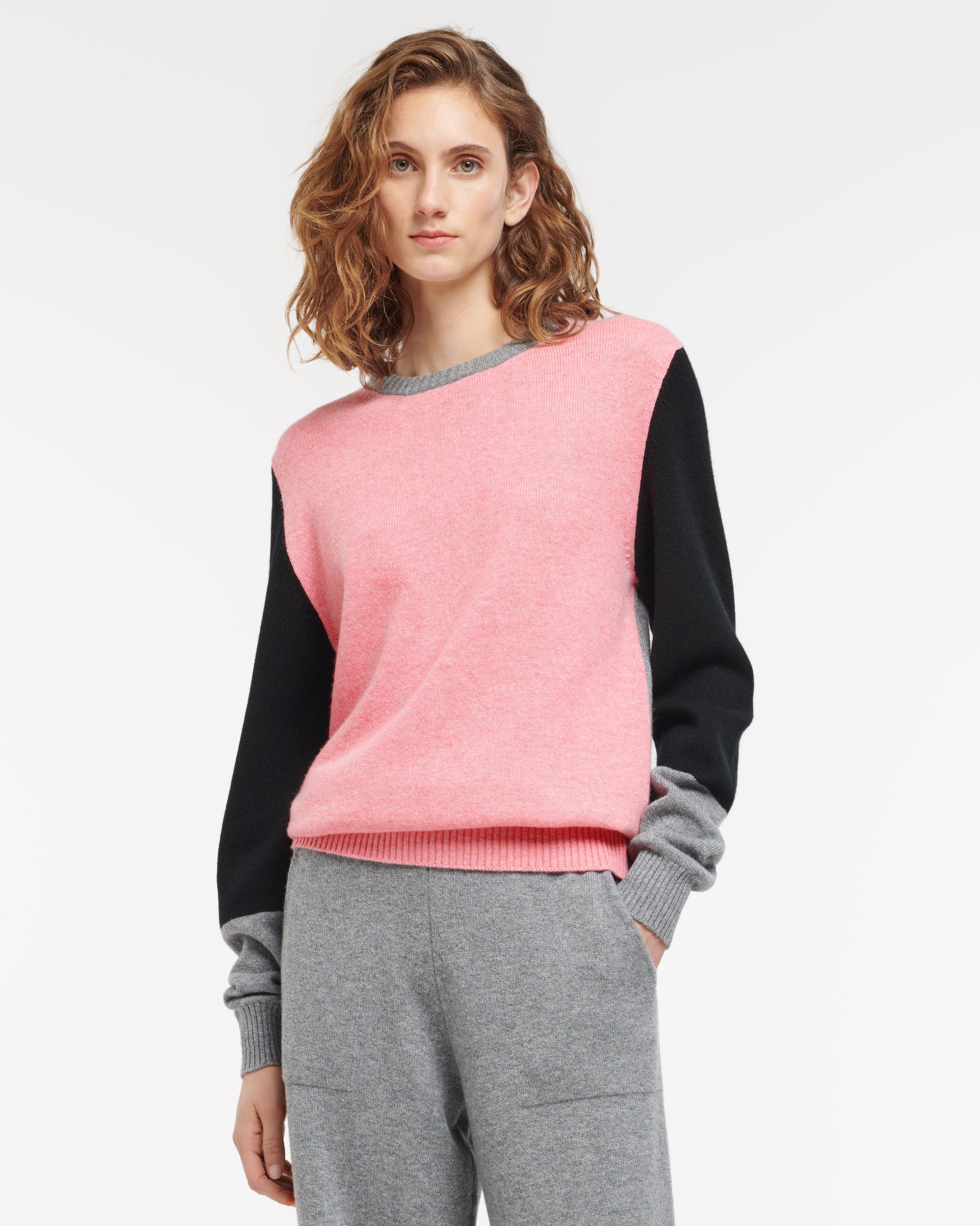 Timeless wide cashmere trousers | Barrie - Barrie