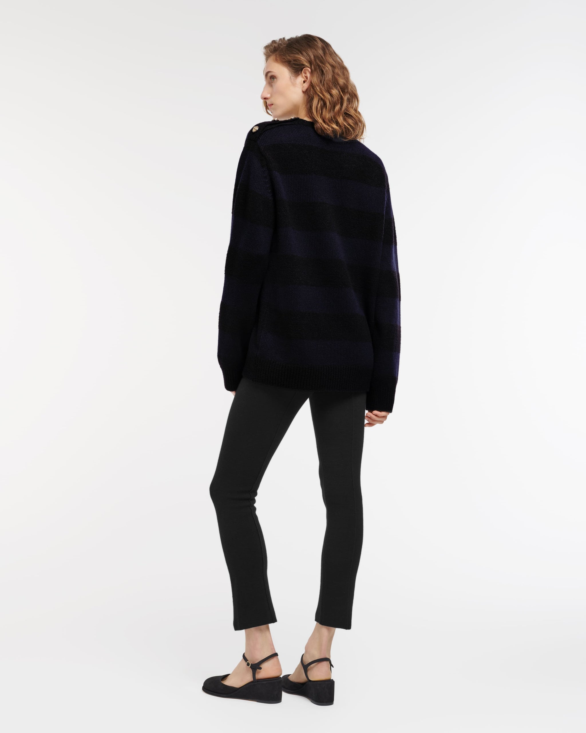 Pull en cachemire rayé | Barrie - Barrie