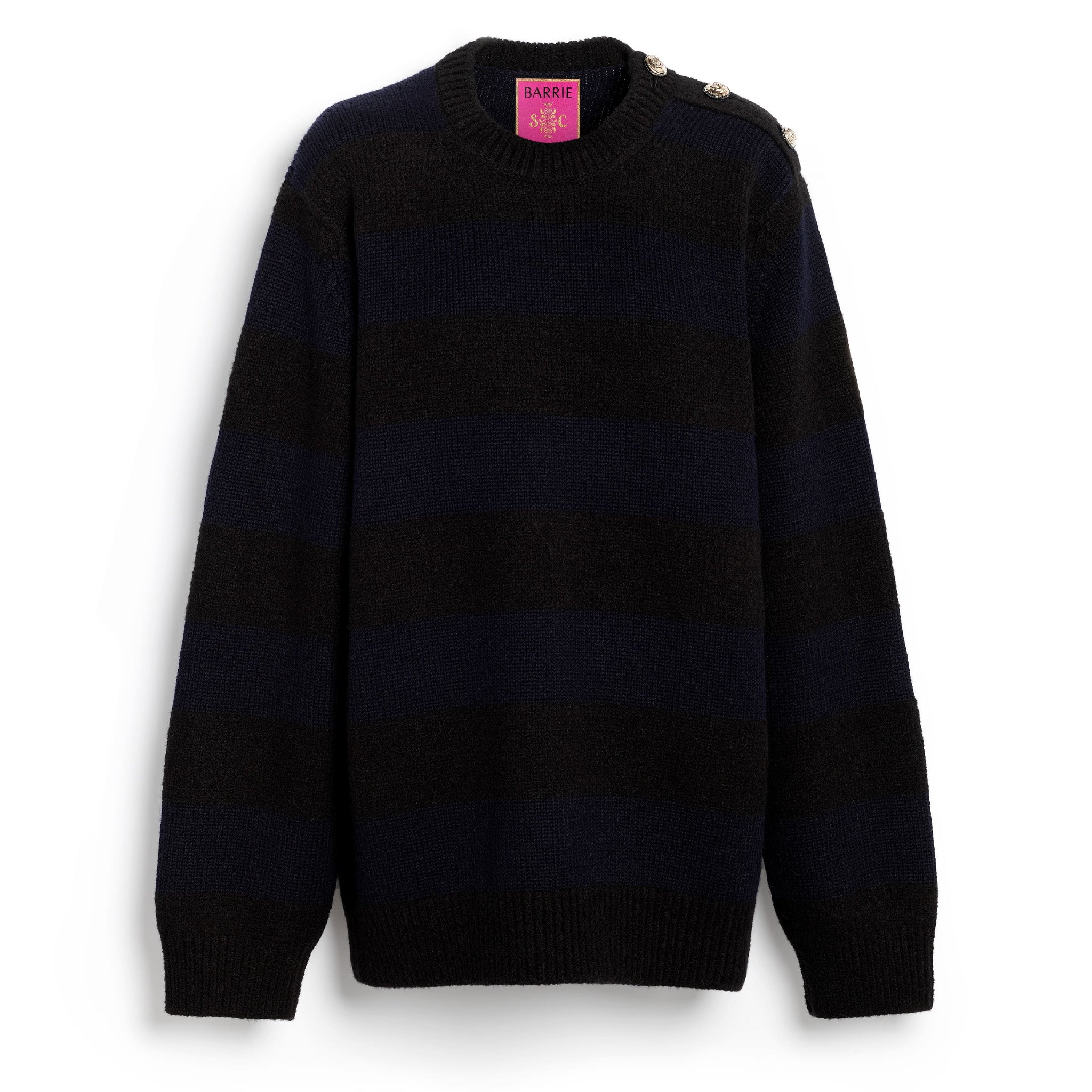 Striped cashmere jumper | Barrie - Barrie