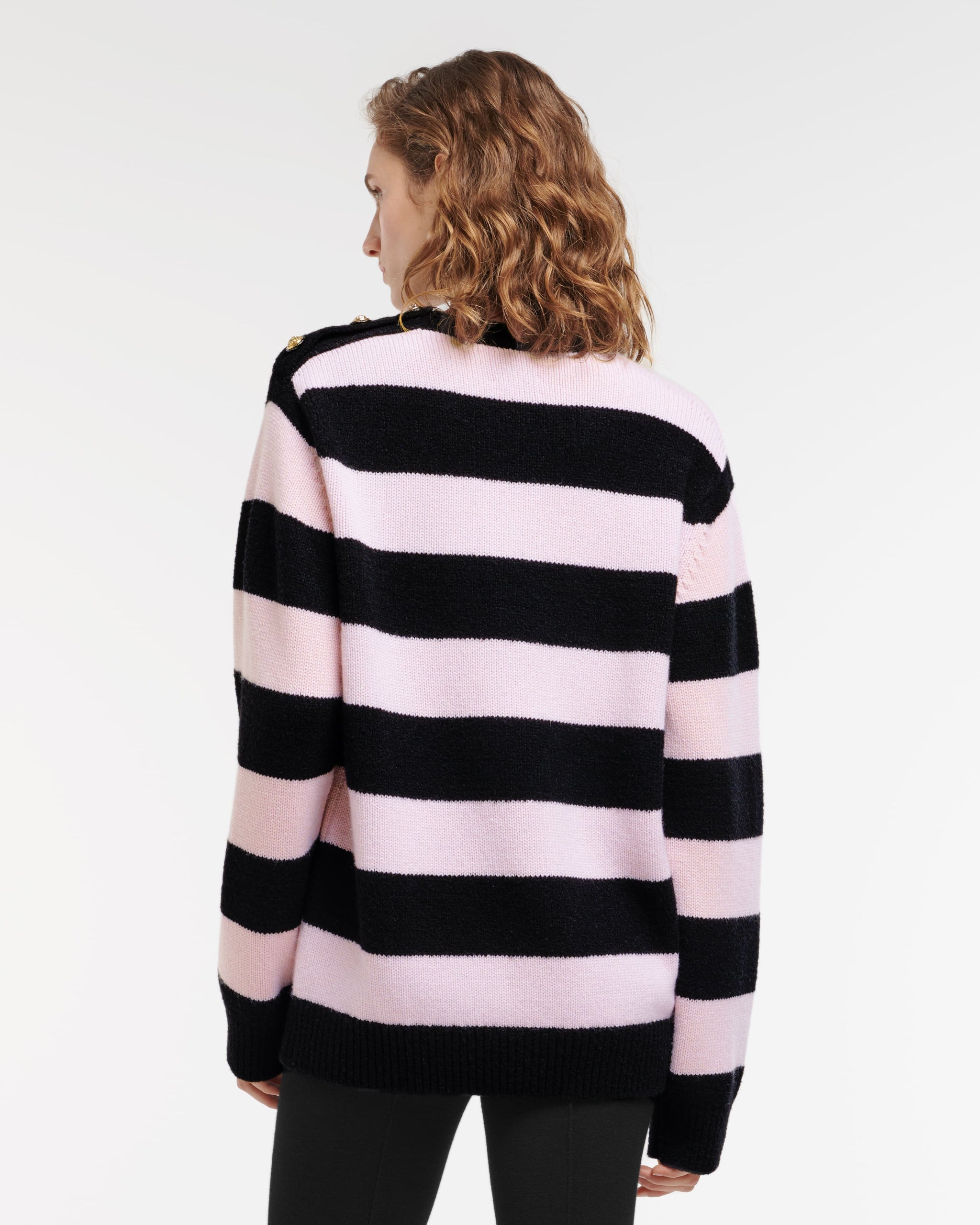 Striped cashmere jumper | Barrie + Sofia Coppola –
