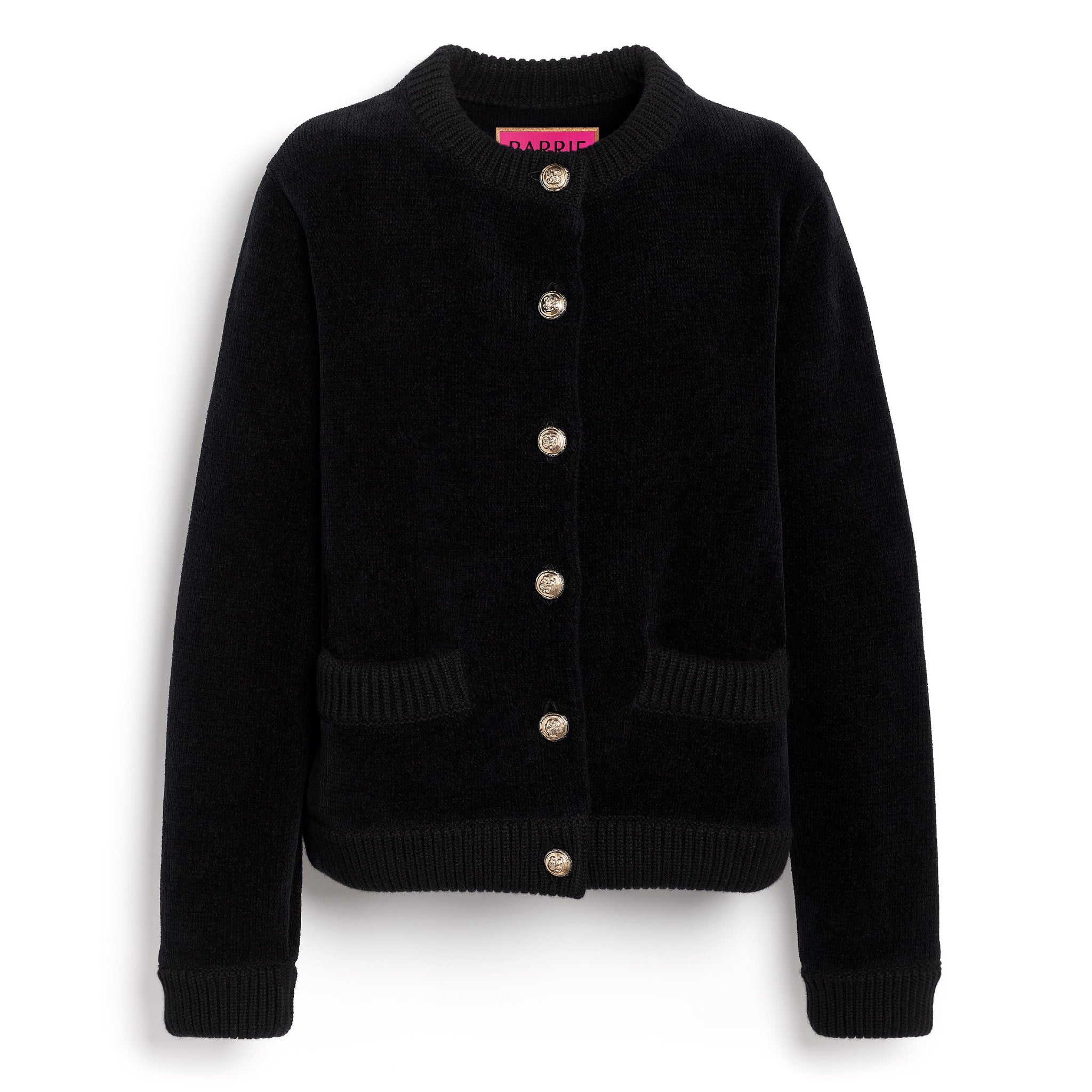Cashmere and cotton velvet-effect cardigan | Barrie - Barrie