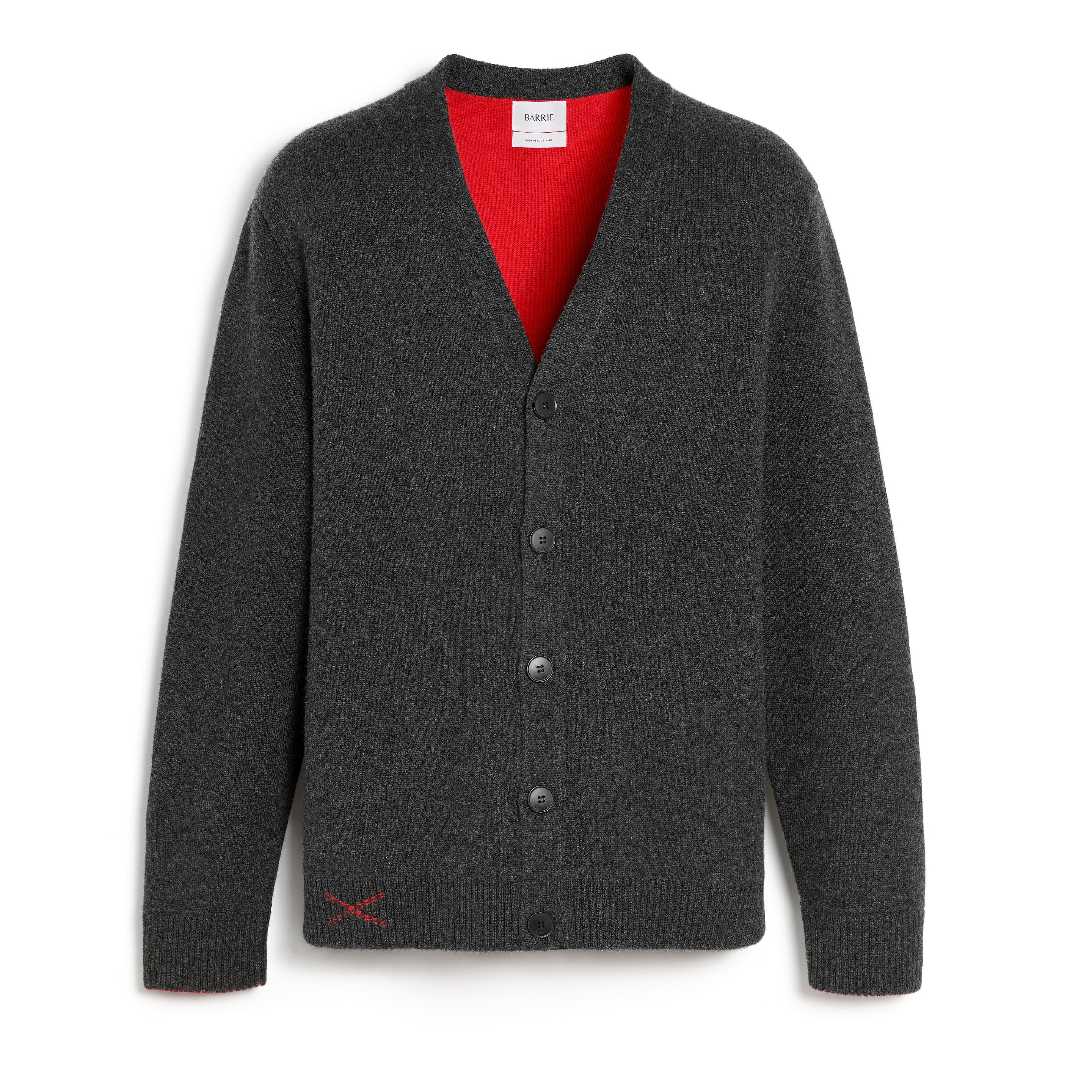Cardigan en cachemire double face