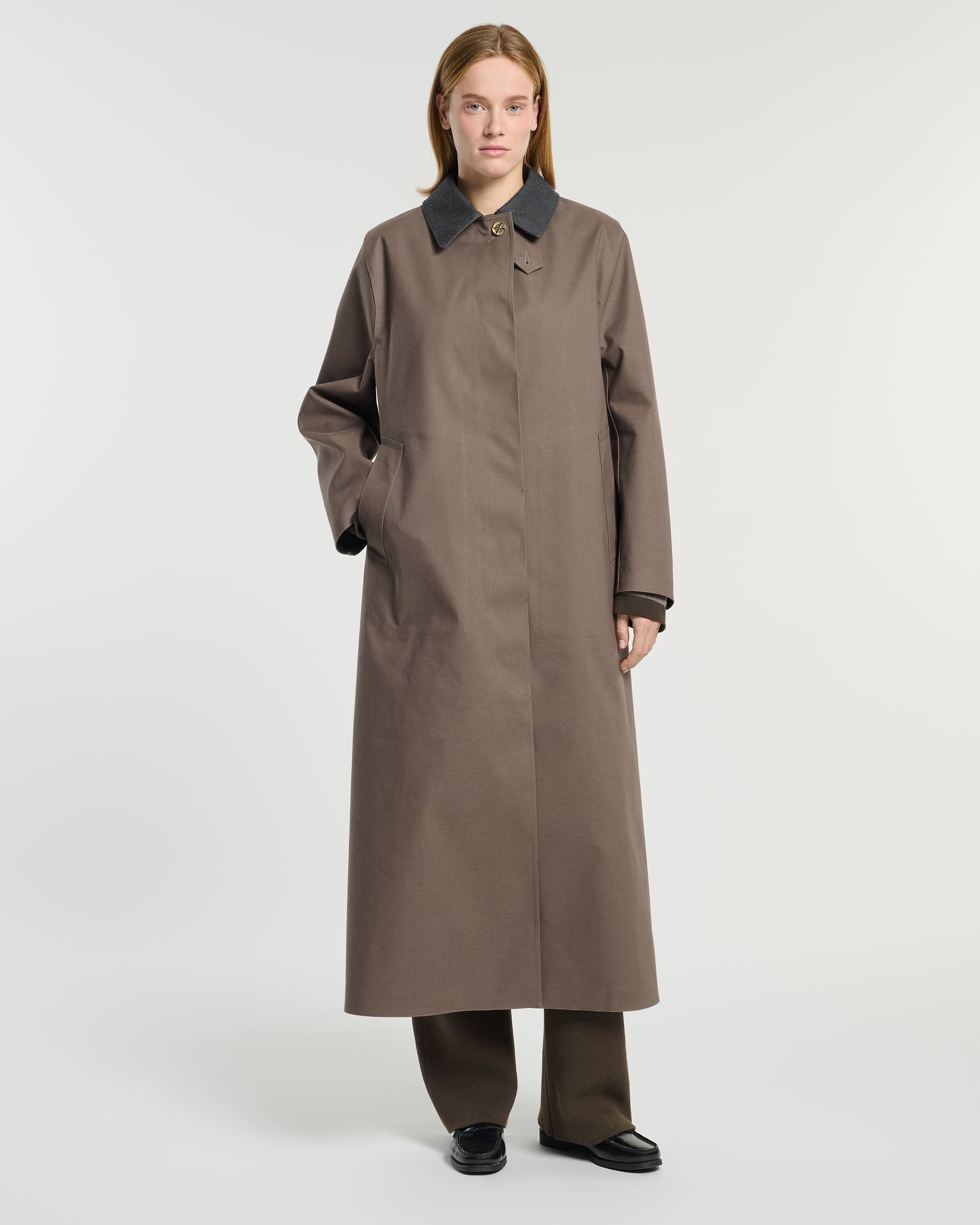 숏 버전 방수 롱 코트 | Barrie - Barrie