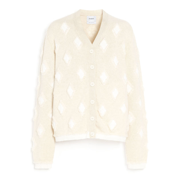 Cardigan en cachemire à motif argyle | Barrie - Barrie